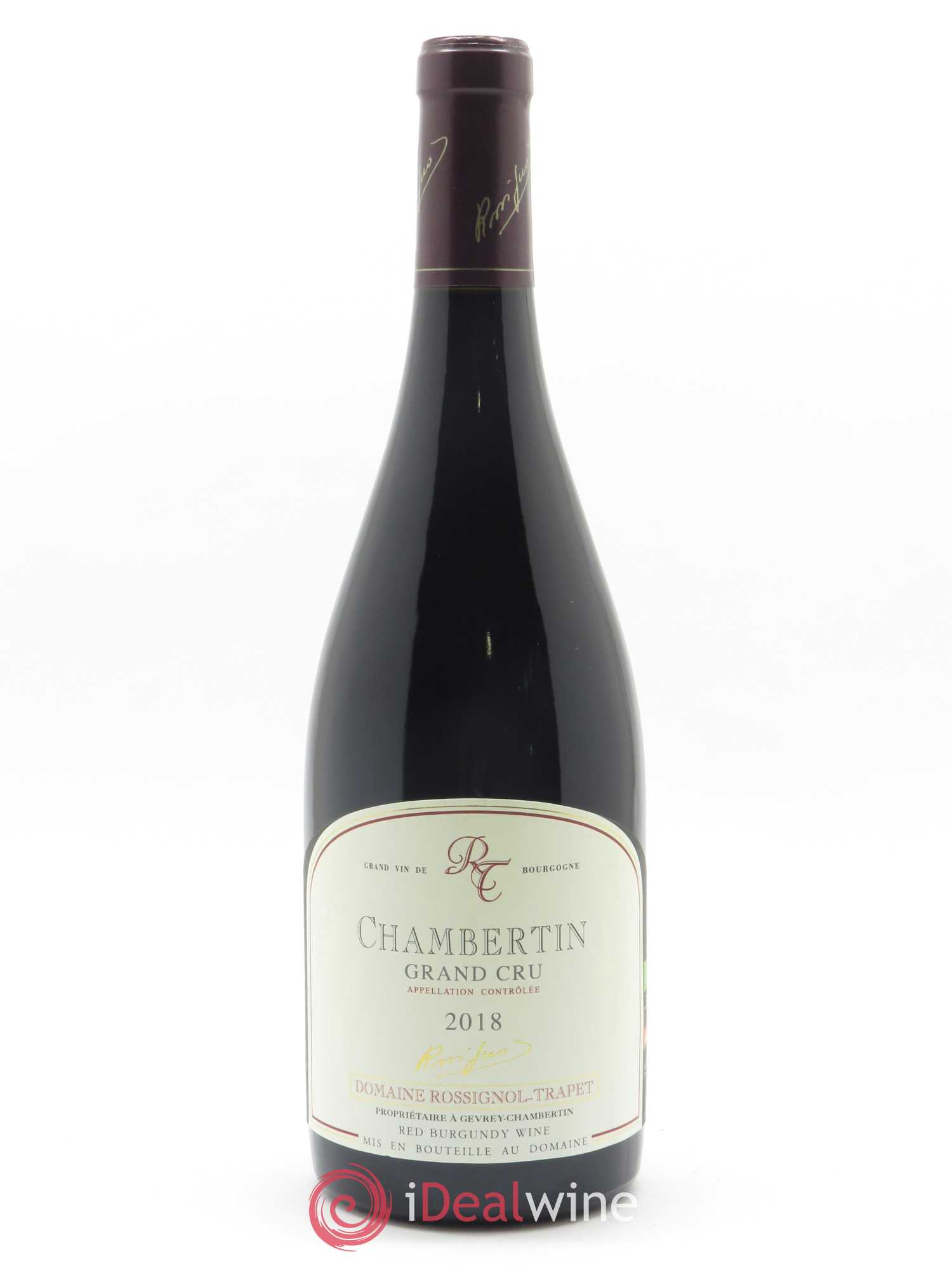 Chambertin Grand Cru Rossignol-Trapet (Domaine) 2018 - Lot de 1 bouteille - 0