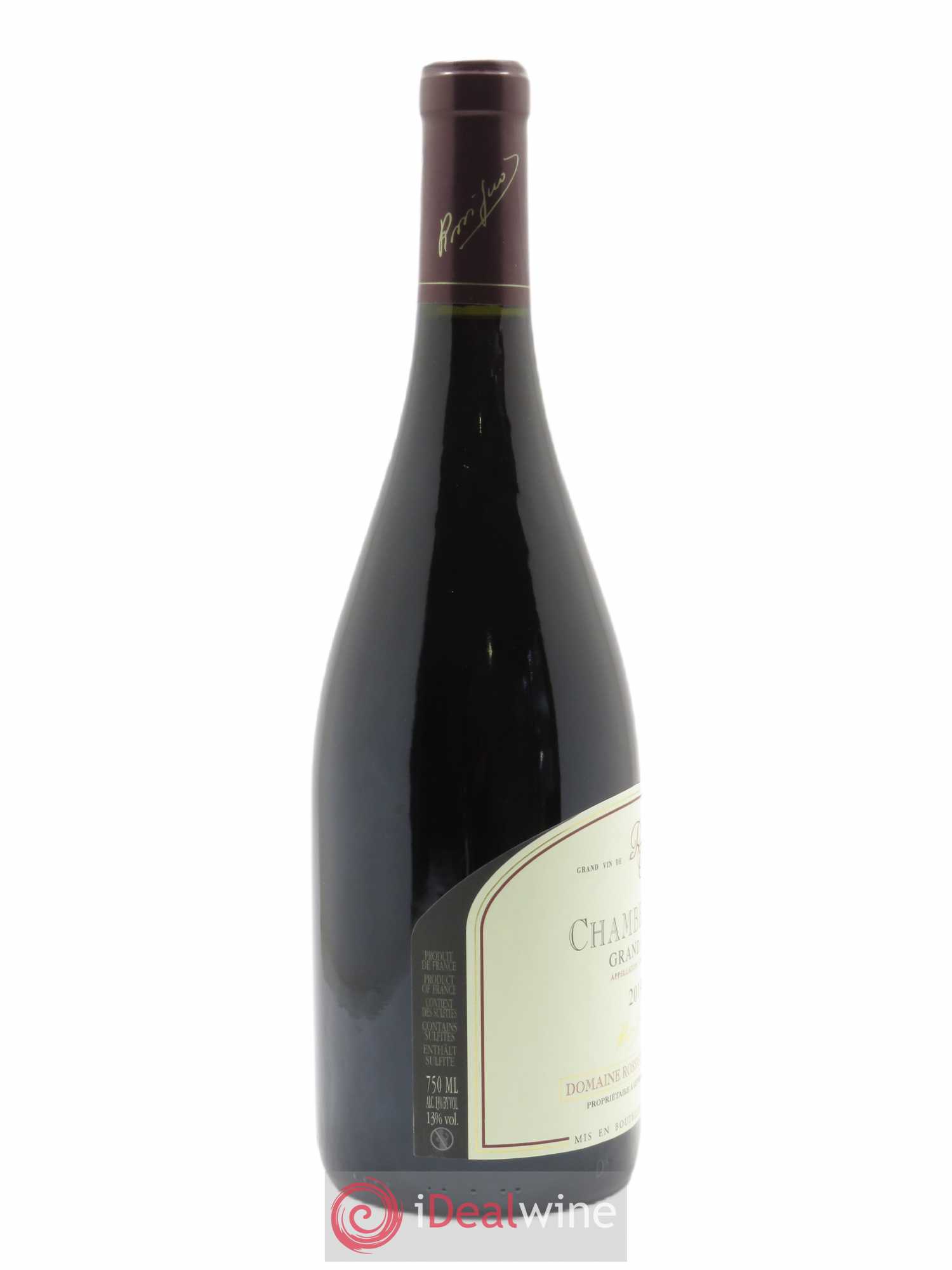 Chambertin Grand Cru Rossignol-Trapet (Domaine) 2019 - Lot de 1 bouteille - 1