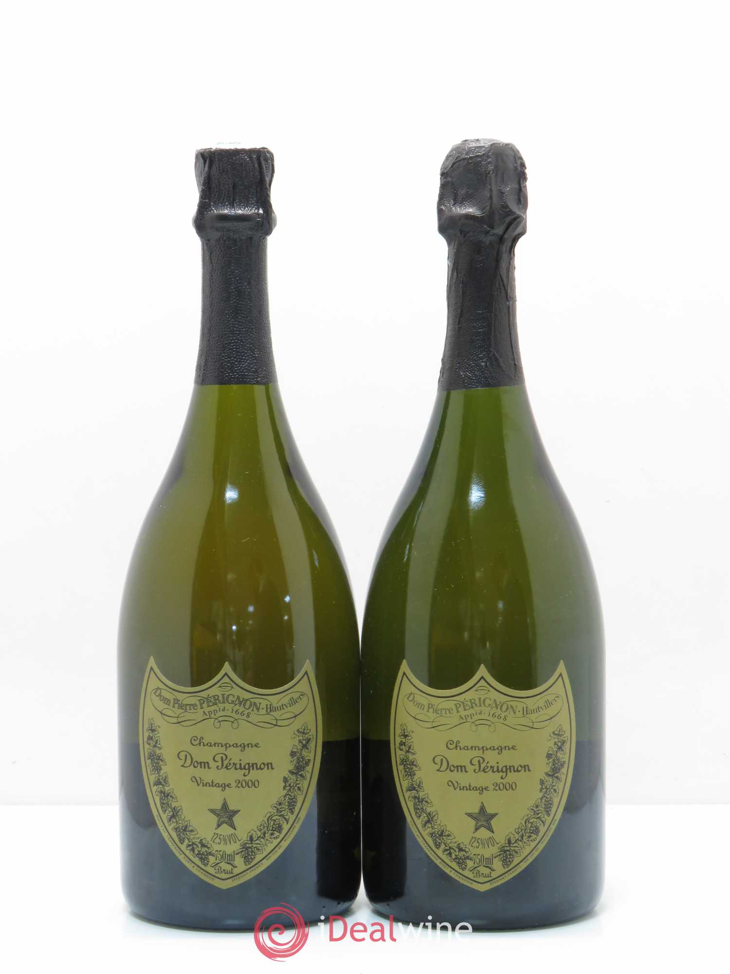 Brut Dom Pérignon 2000 - Lot de 2 bouteilles - 0