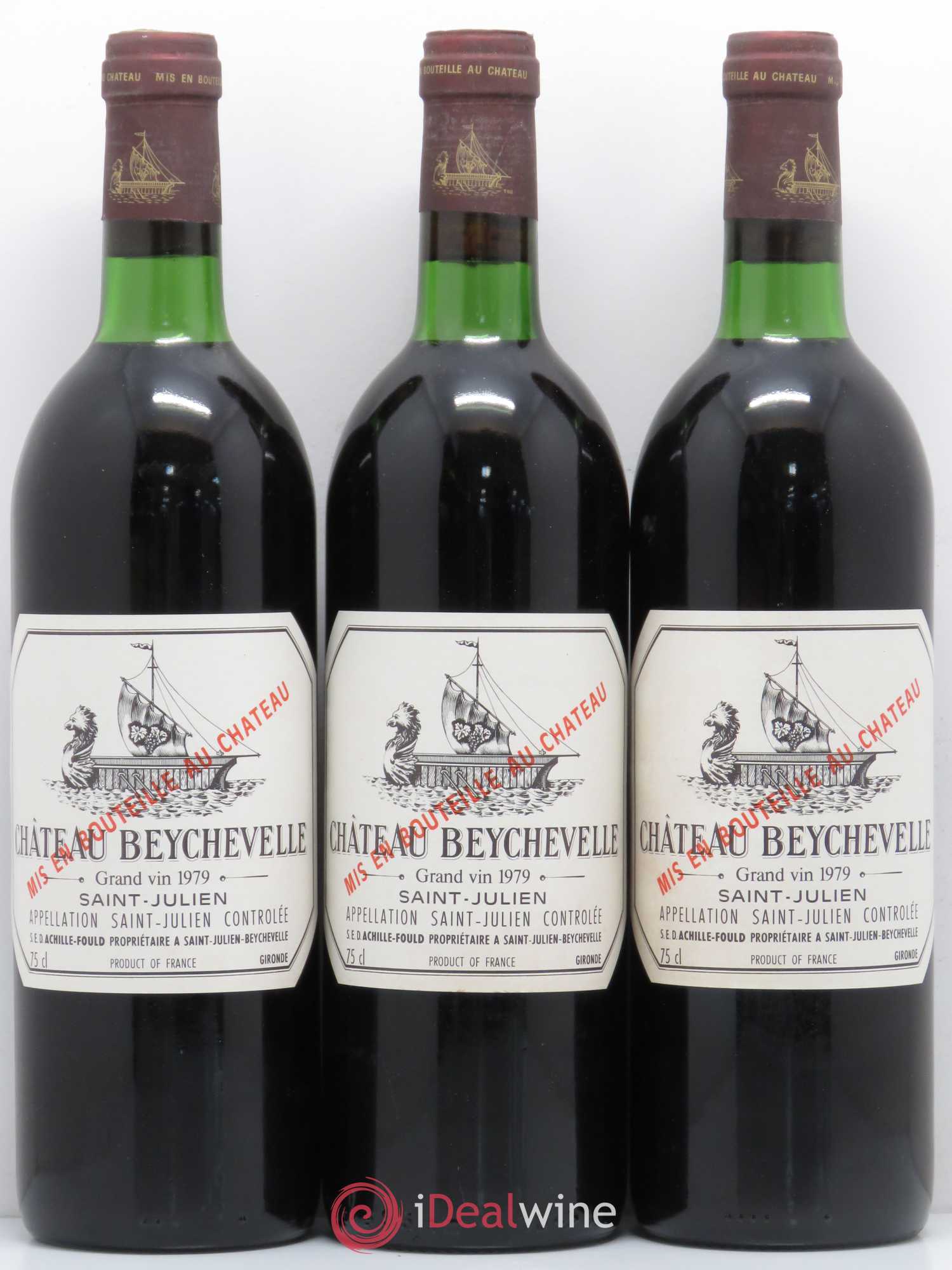 Château Beychevelle 4ème Grand Cru Classé 1979 - Lot de 12 bouteilles - 2