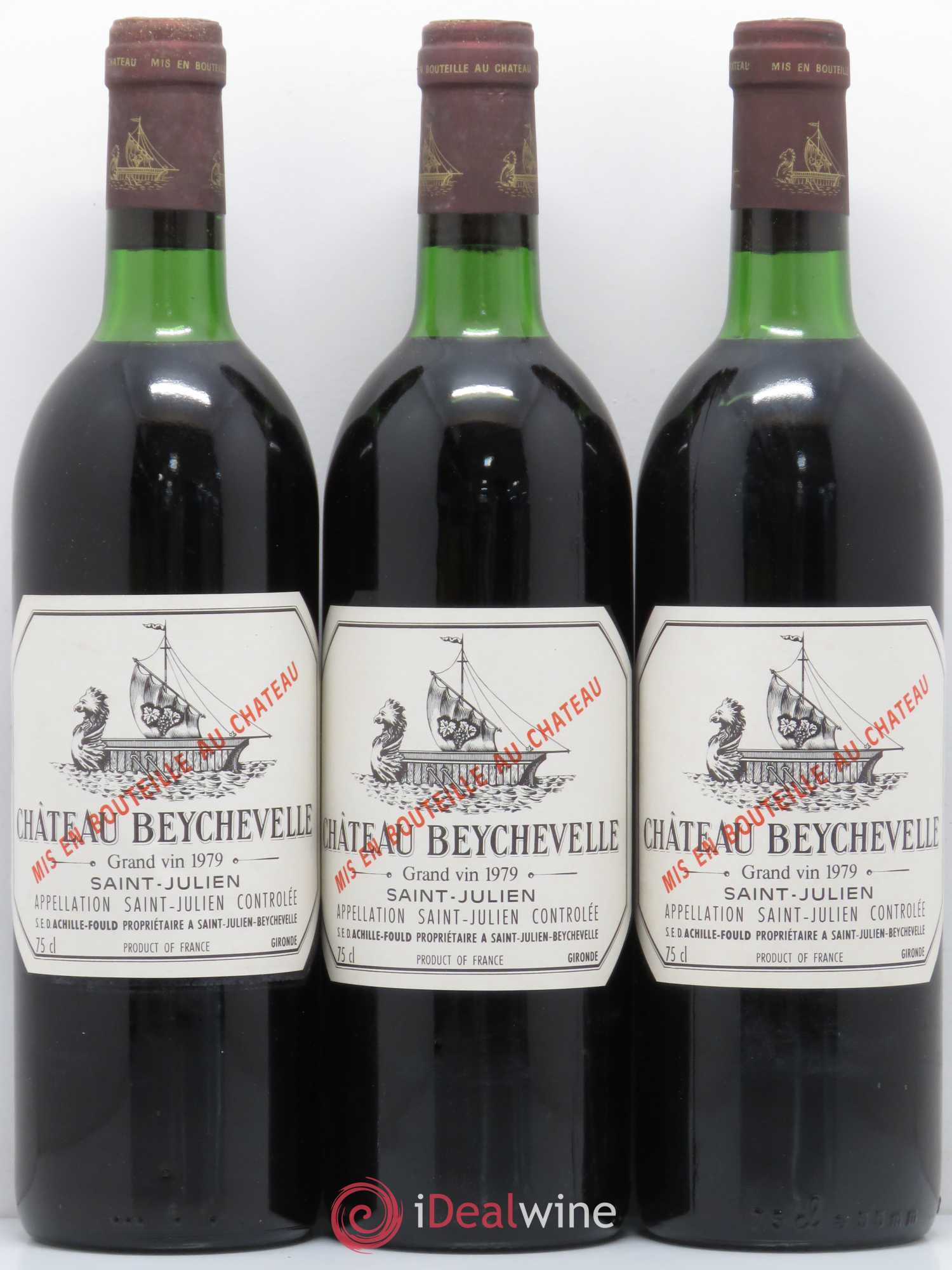 Château Beychevelle 4ème Grand Cru Classé 1979 - Lot de 12 bouteilles - 3