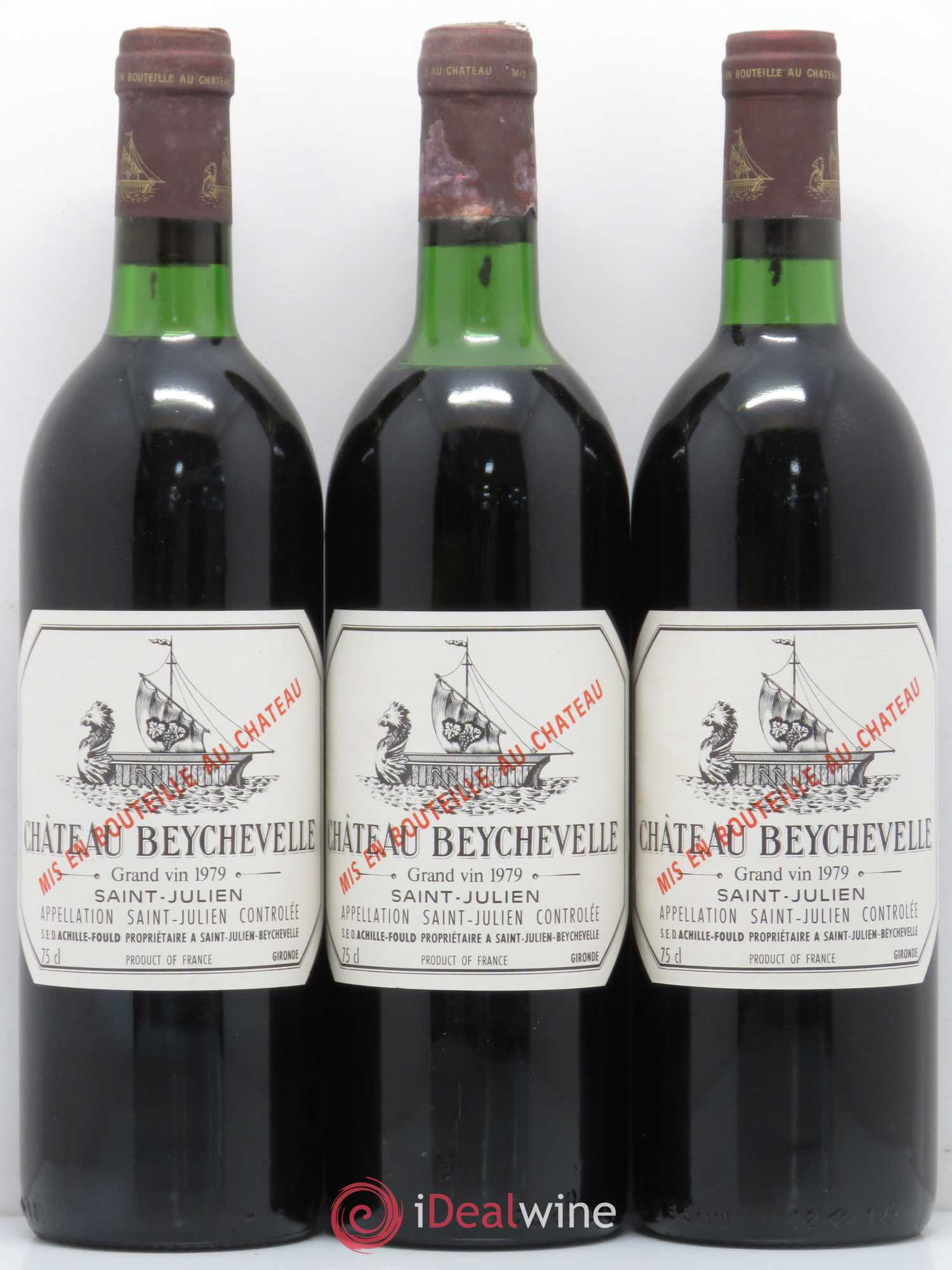 Château Beychevelle 4ème Grand Cru Classé 1979 - Lot de 12 bouteilles - 4