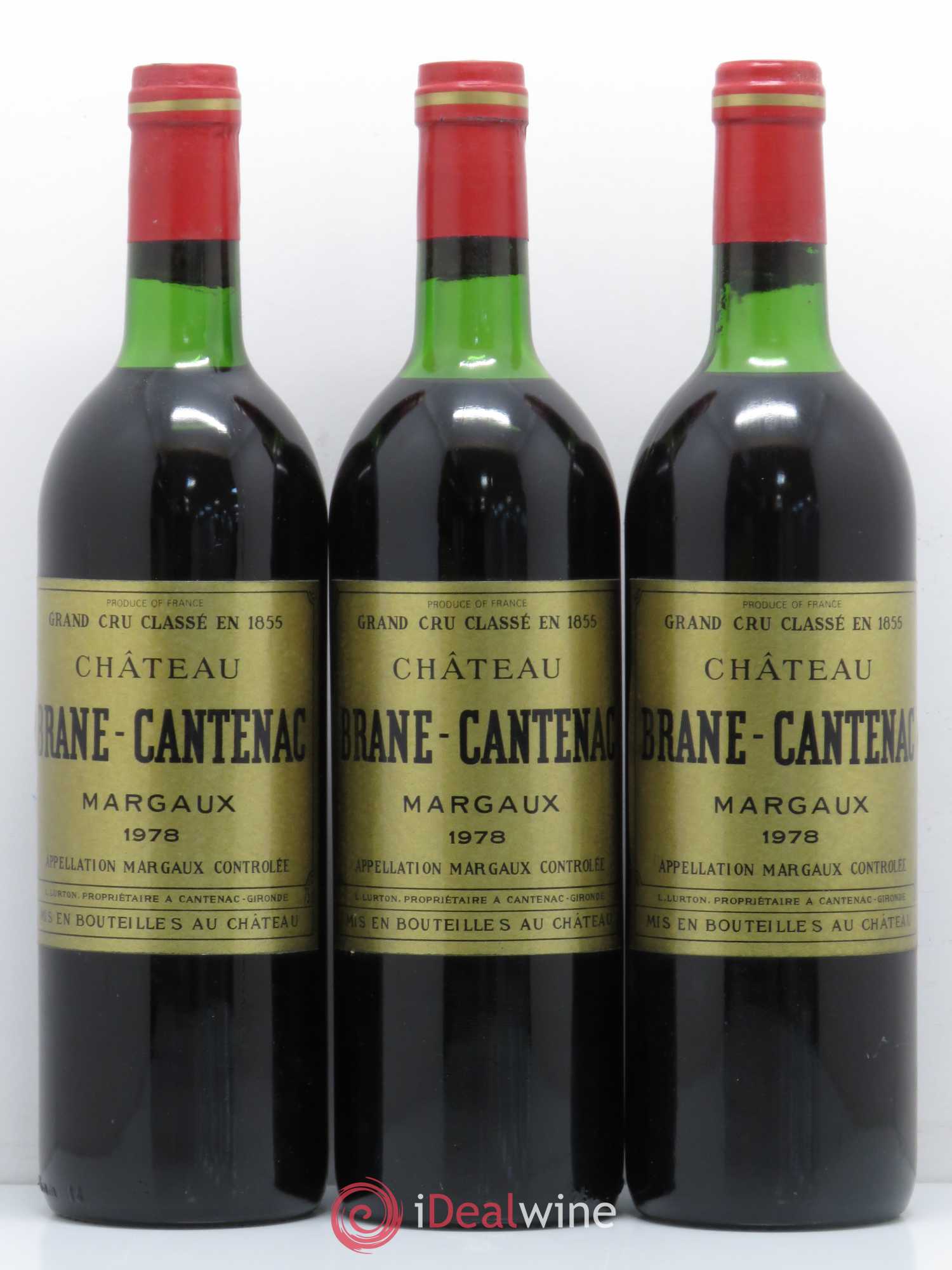 Château Brane Cantenac 2ème Grand Cru Classé 1978 - Lot de 11 bouteilles - 2