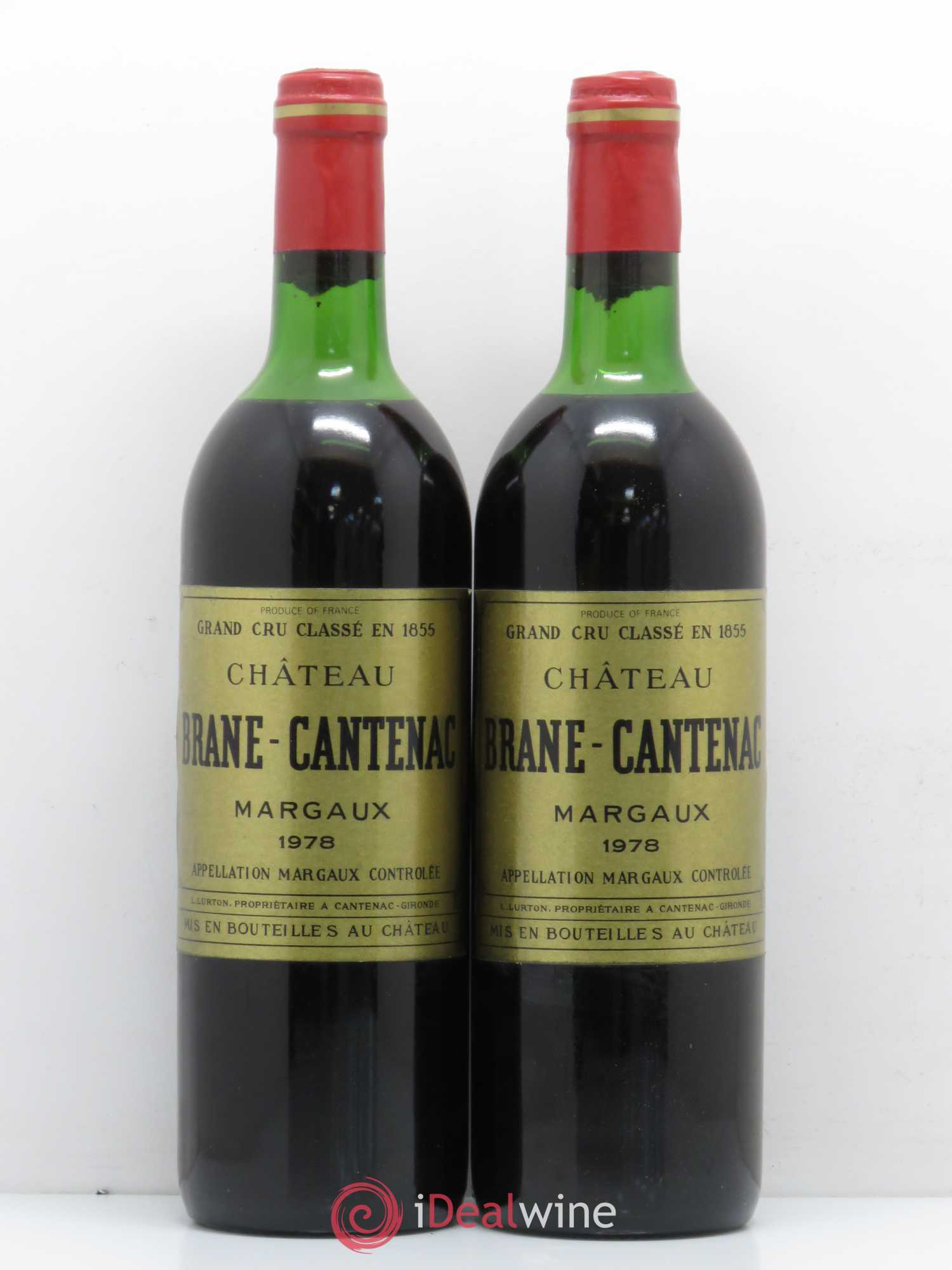 Château Brane Cantenac 2ème Grand Cru Classé 1978 - Lot de 11 bouteilles - 4