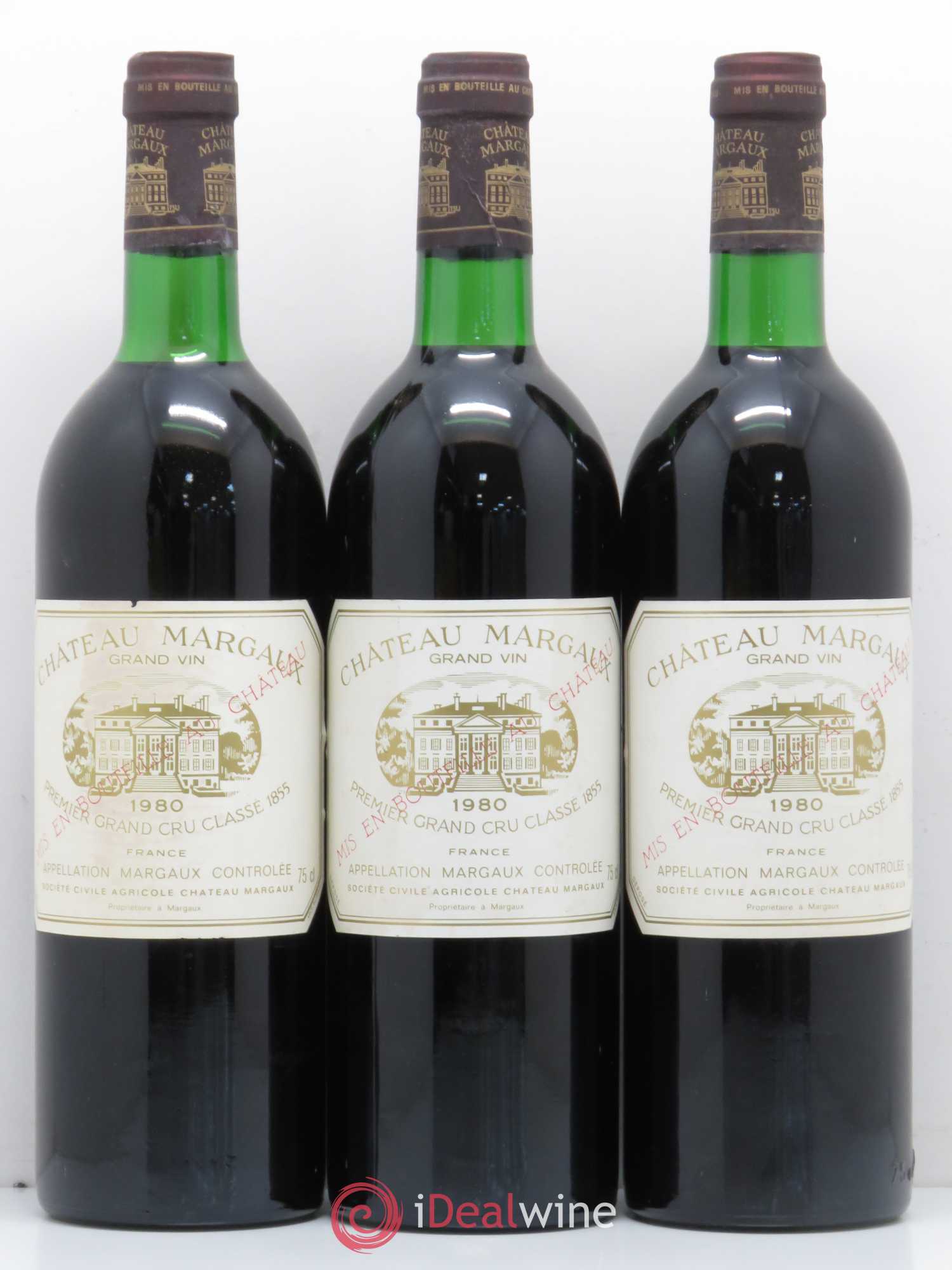 Château Margaux 1er Grand Cru Classé 1980 - Lot de 12 bouteilles - 2
