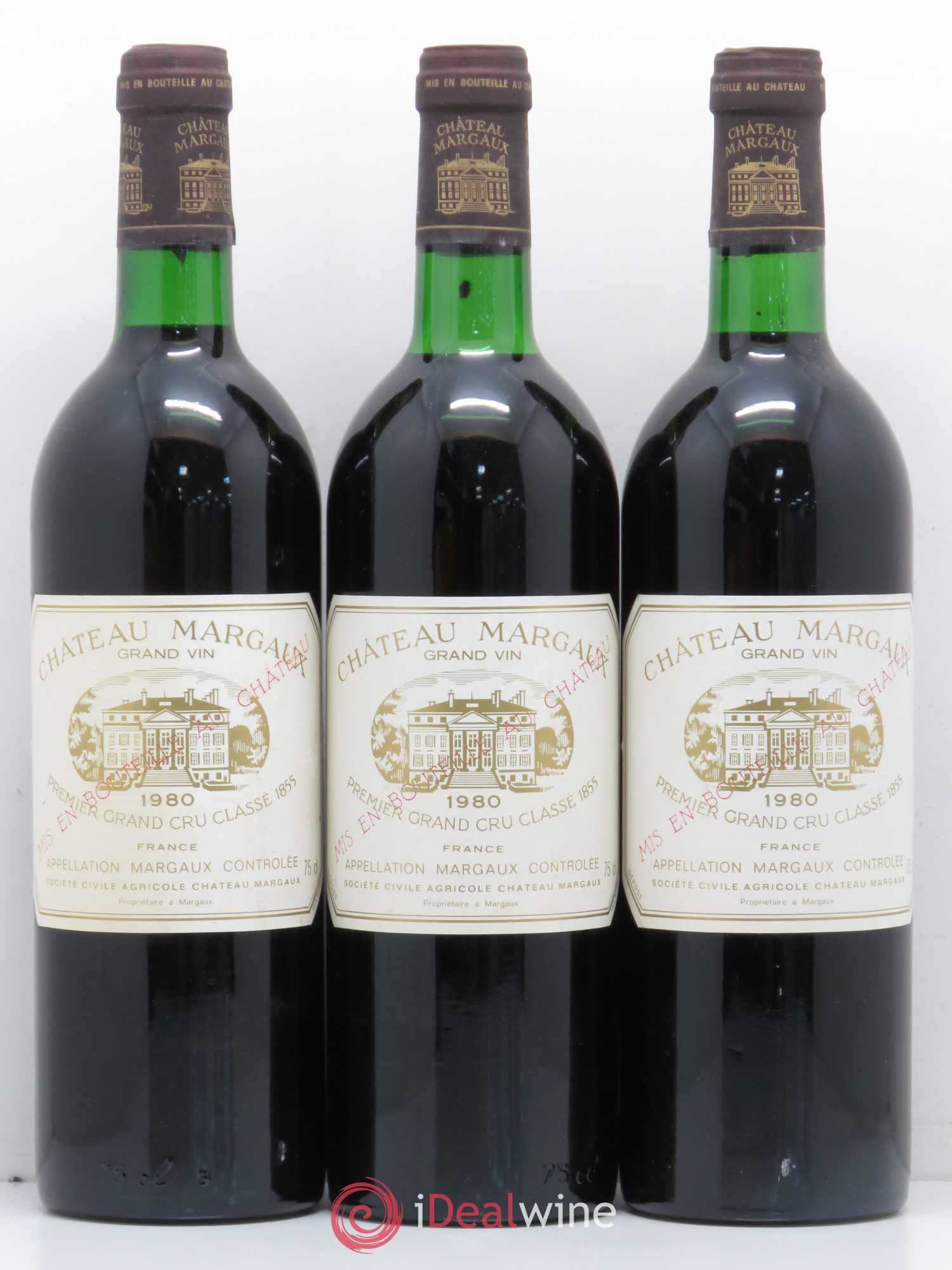 Château Margaux 1er Grand Cru Classé 1980 - Lot de 12 bouteilles - 3