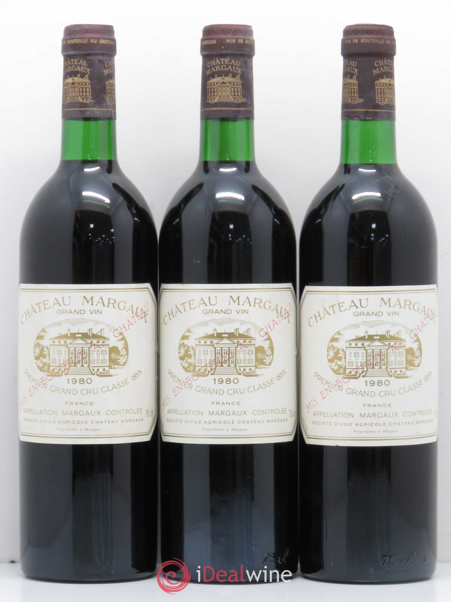 Château Margaux 1er Grand Cru Classé 1980 - Lot de 12 bouteilles - 4
