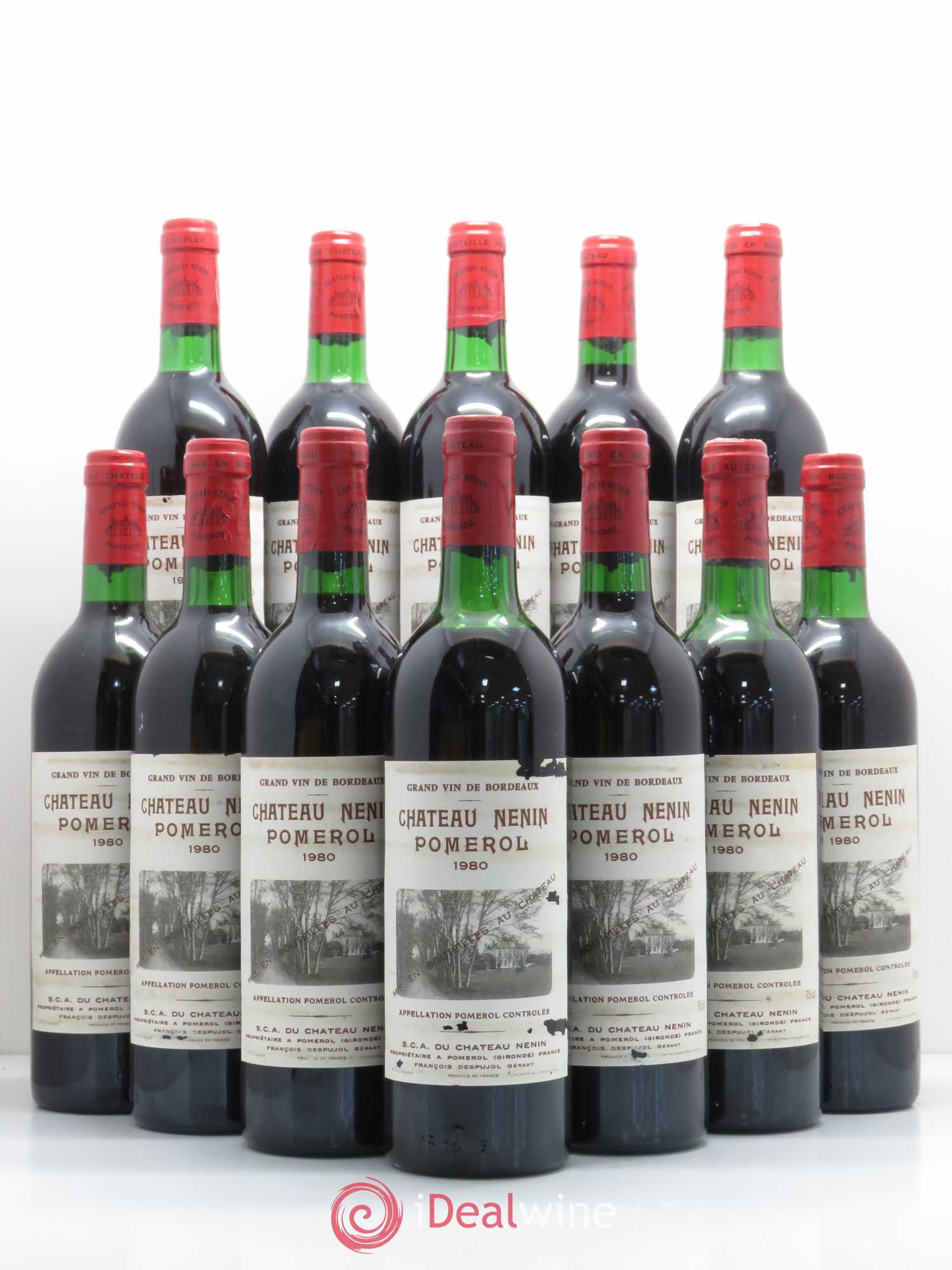 Château Nenin 1980 - Lot de 12 bouteilles - 0