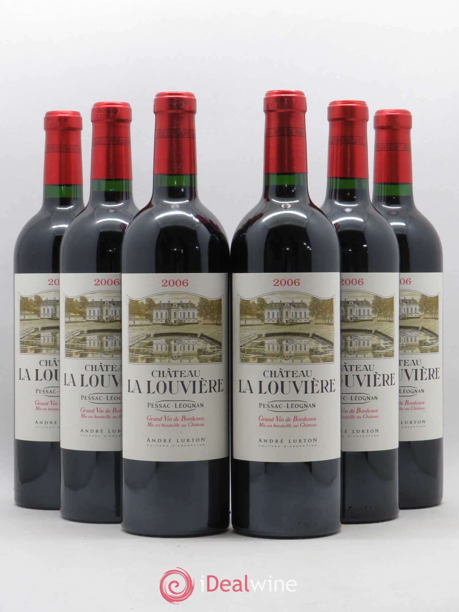 Château la Louvière 2006 - Lot de 6 bouteilles - 0