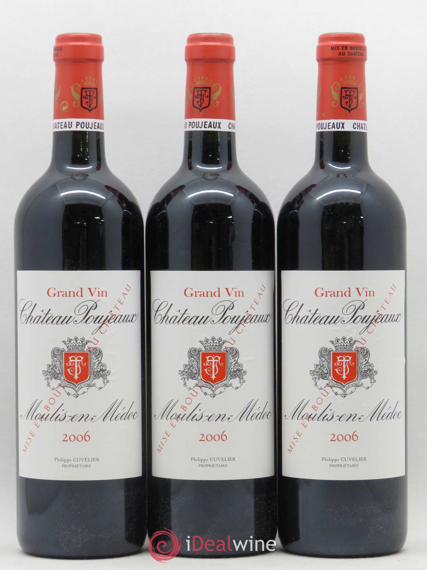 Château Poujeaux 2006 - Lot de 6 bouteilles - 1
