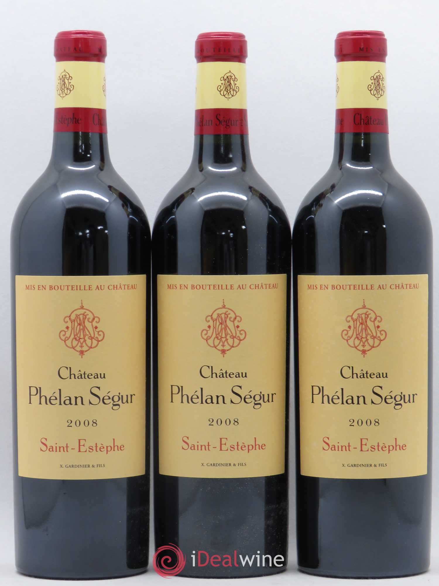 Château Phélan Ségur 2008 - Lot de 6 bouteilles - 2