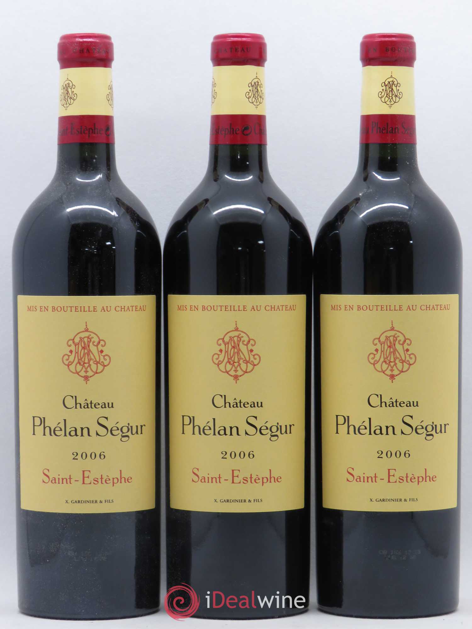 Château Phélan Ségur 2006 - Lot de 6 bouteilles - 1