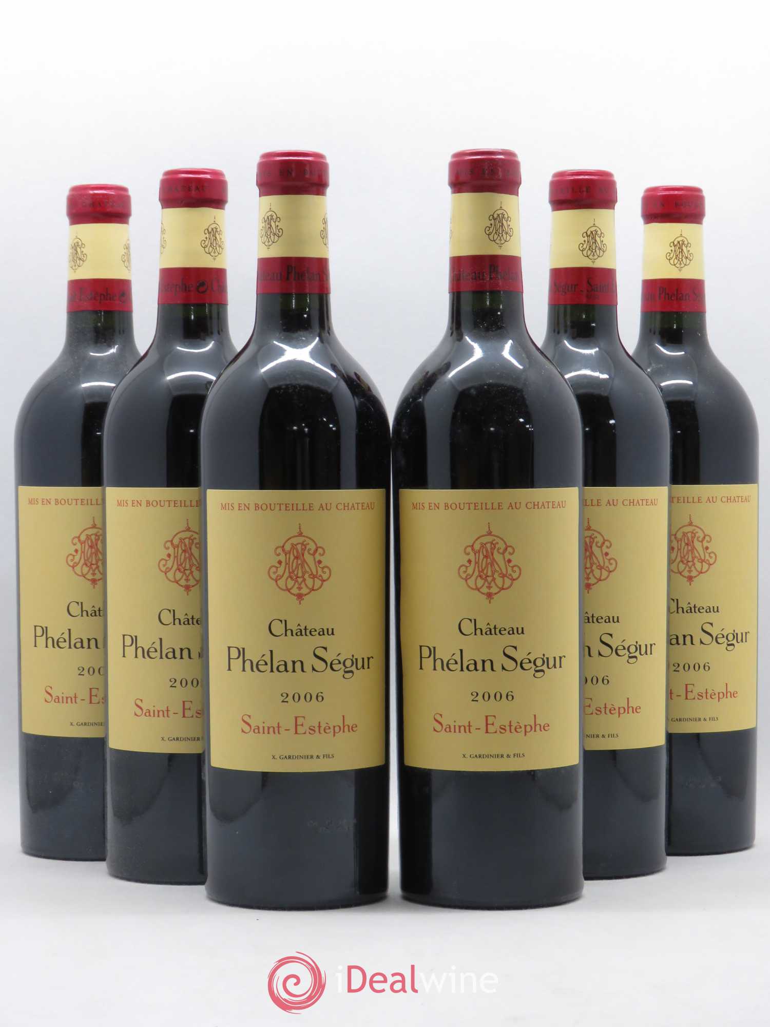 Château Phélan Ségur 2006 - Lot de 6 bouteilles - 0