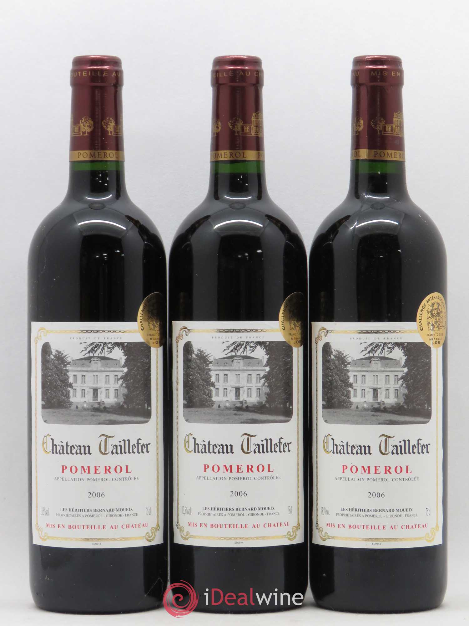 Château Taillefer 2006 - Lot de 6 bouteilles - 1