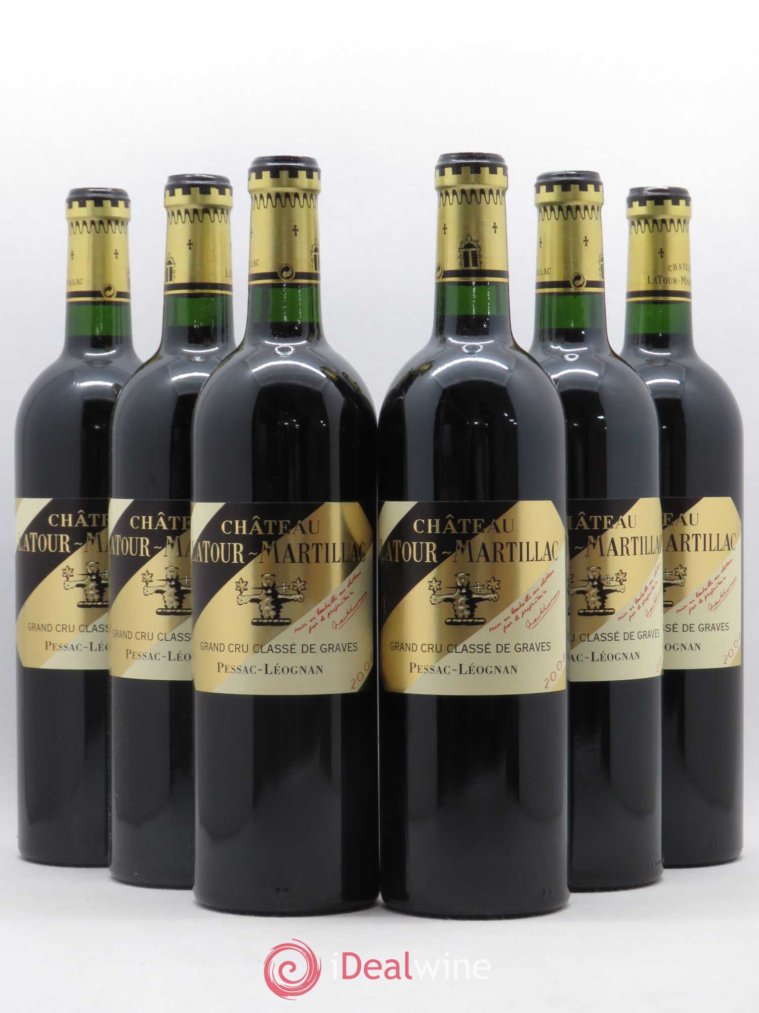 Château Latour-Martillac Cru Classé de Graves 2008 - Lot de 6 bouteilles - 0