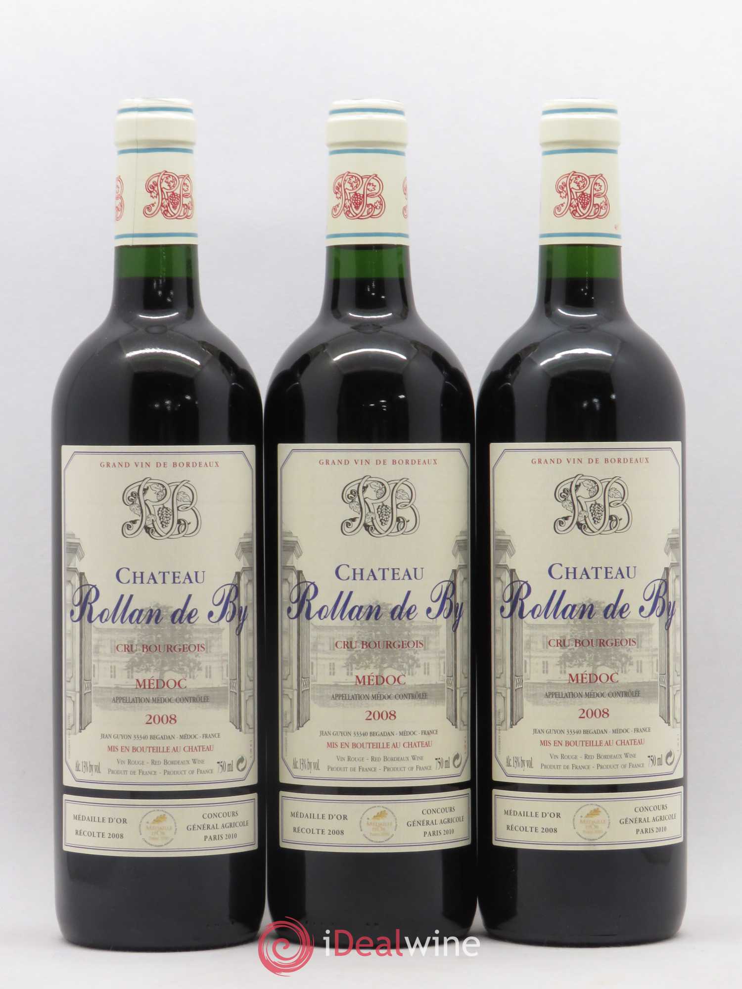 Château Rollan de By Cru Bourgeois 2008 - Lot de 6 bouteilles - 2