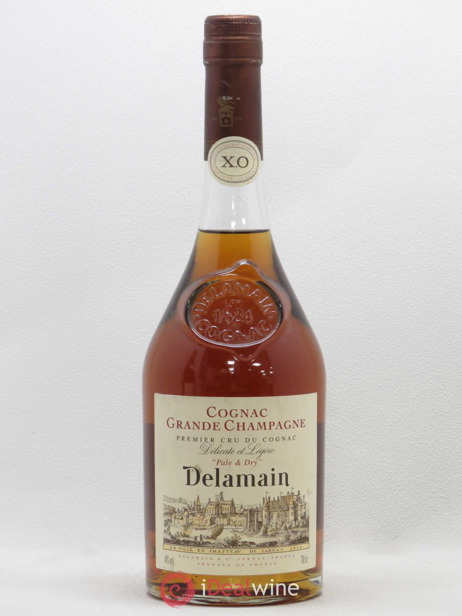 Cognac Delamain Grande Champagne XO 1er Cru du Cognac - Lot de 1 bouteille - 0