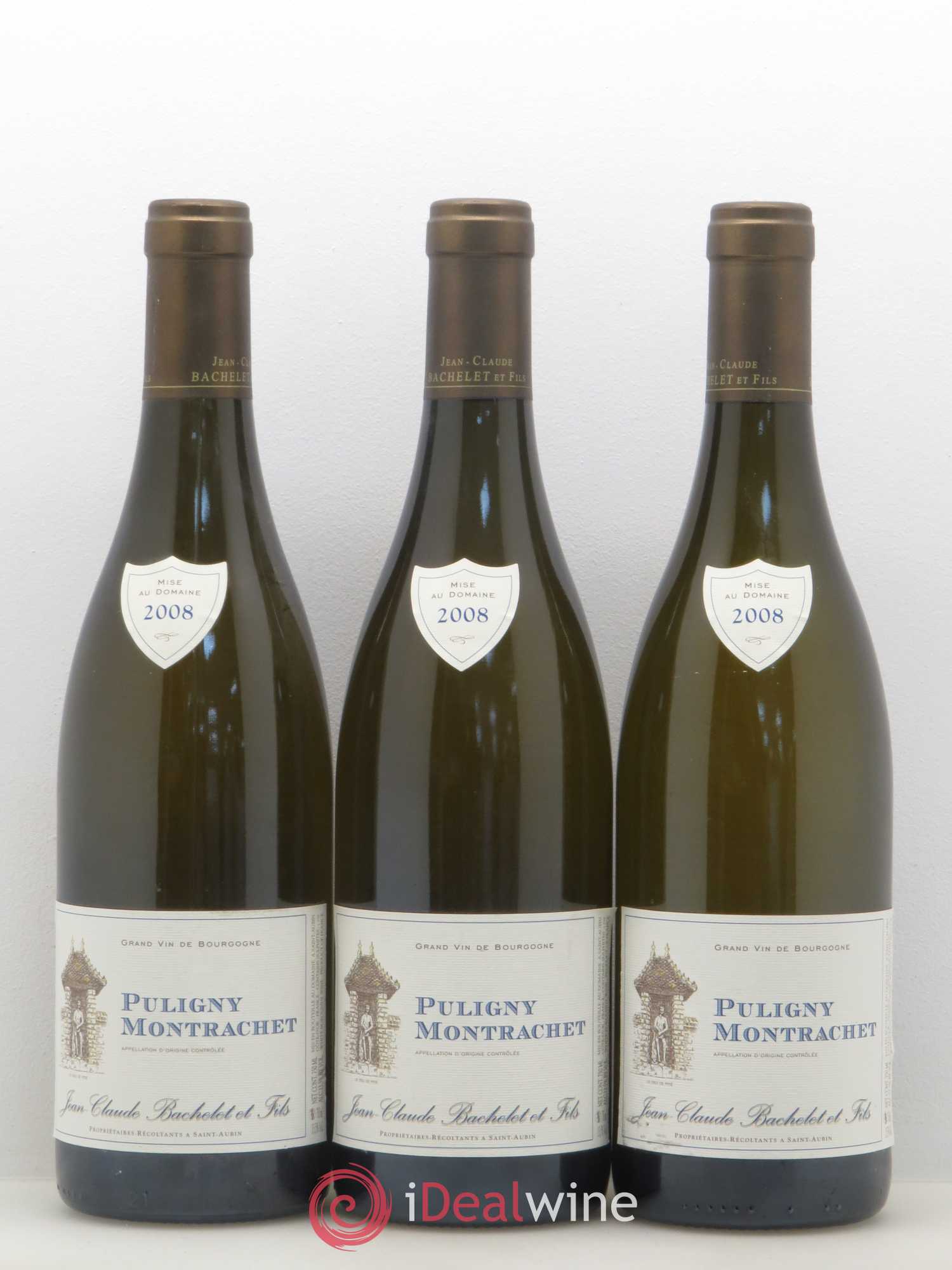 Puligny-Montrachet Jean Claude Bachelet et Fils 2008 - Posten von 3 Flaschen - 0