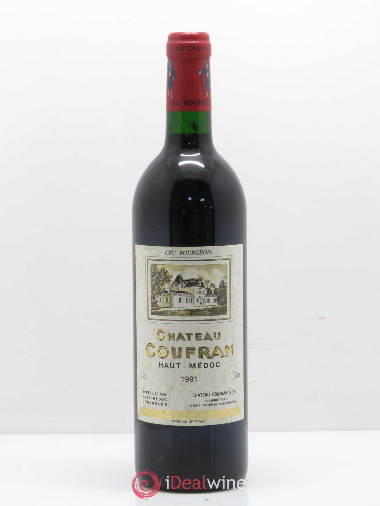 Château Coufran Cru Bourgeois 1991 - Lot de 1 bouteille - 0