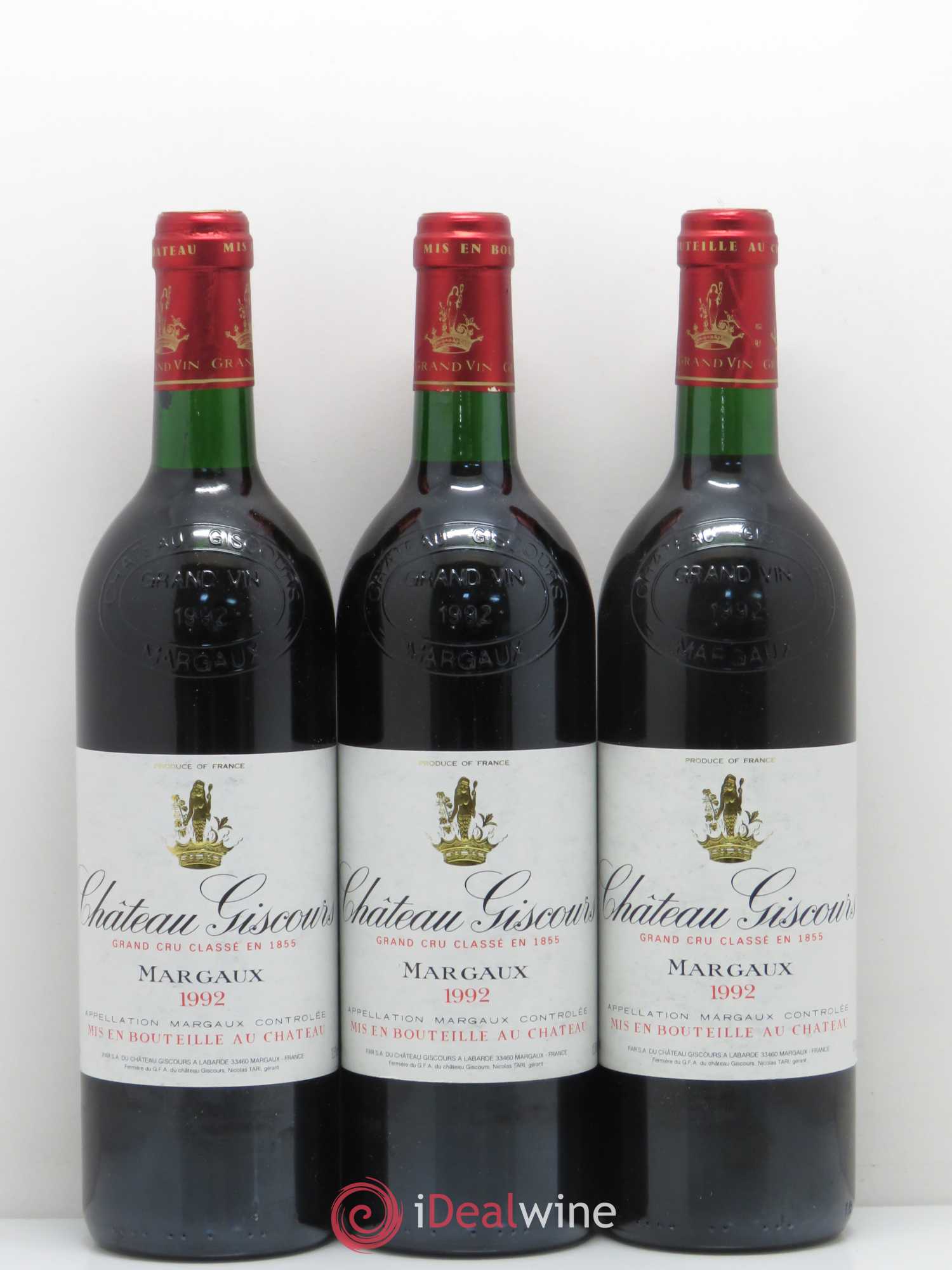 Château Giscours 3ème Grand Cru Classé 1992 - Lot de 12 bouteilles - 1