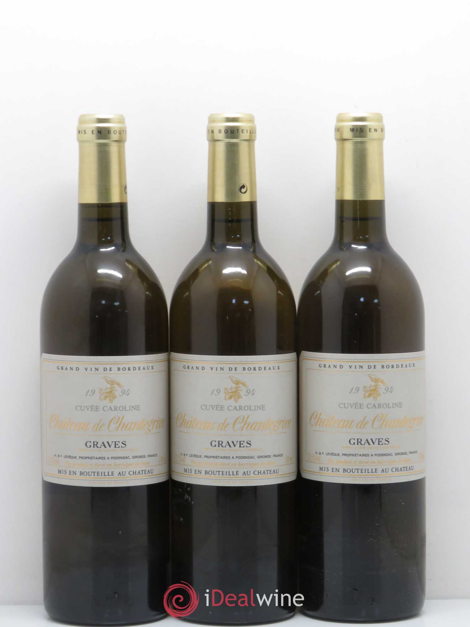 Château de Chantegrive Caroline 1994 - Lot de 6 bouteilles - 1
