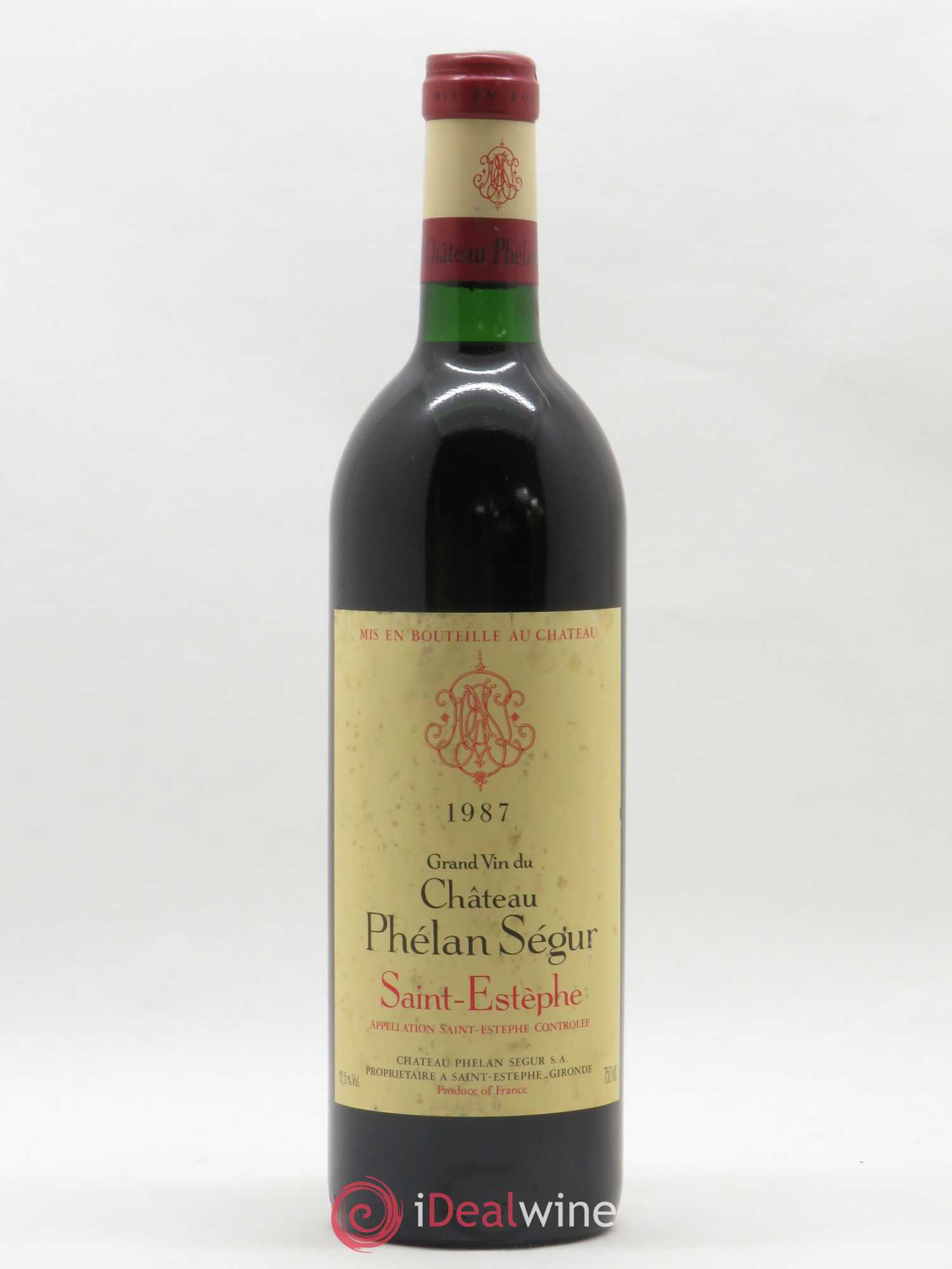 Château Phélan Ségur 1987 - Lot de 1 bouteille - 0