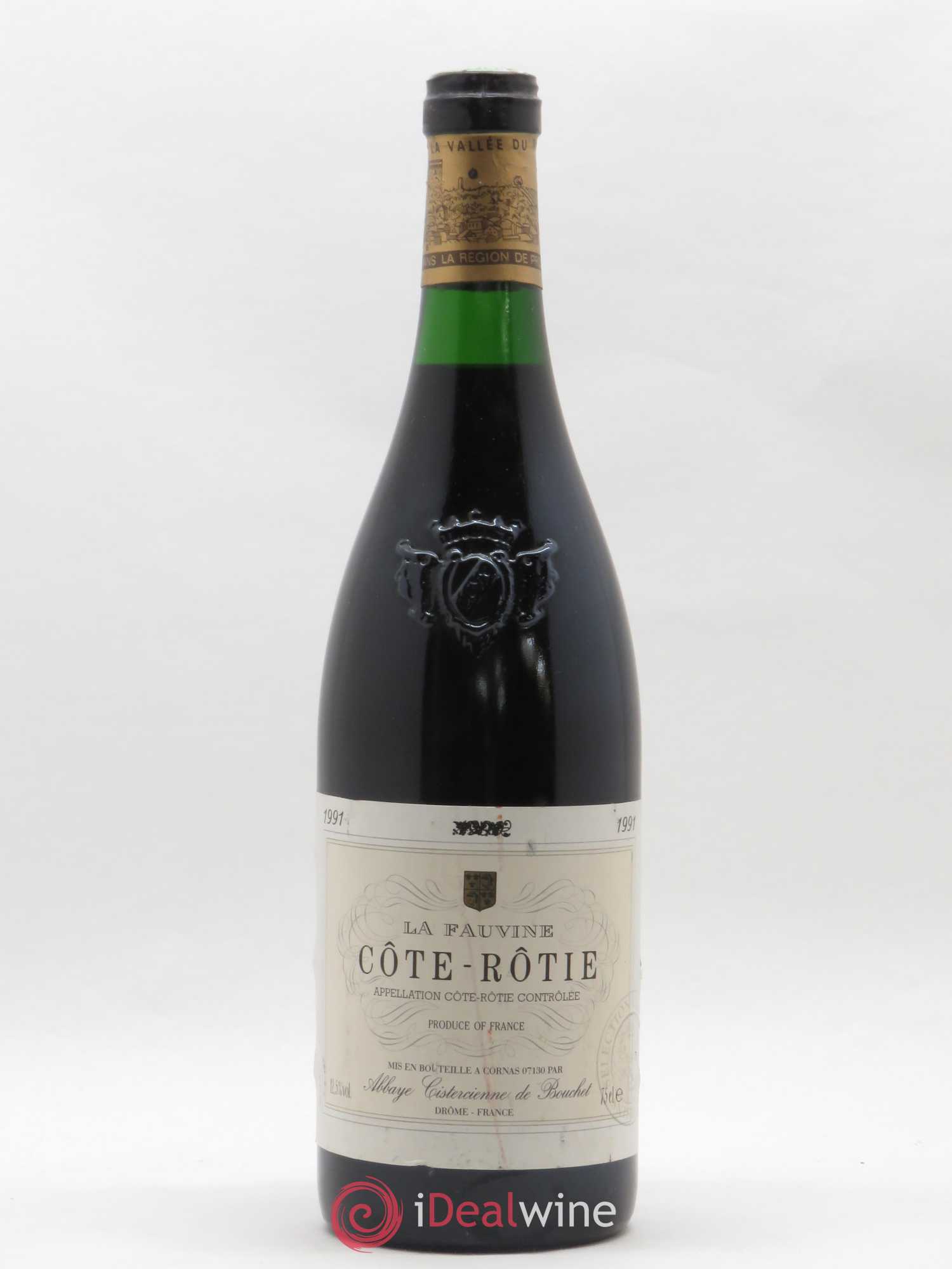 Côte-Rôtie La Fauvine Abbaye Cistercienne de Bouchet 1991 - Posten von 1 Flasche - 0