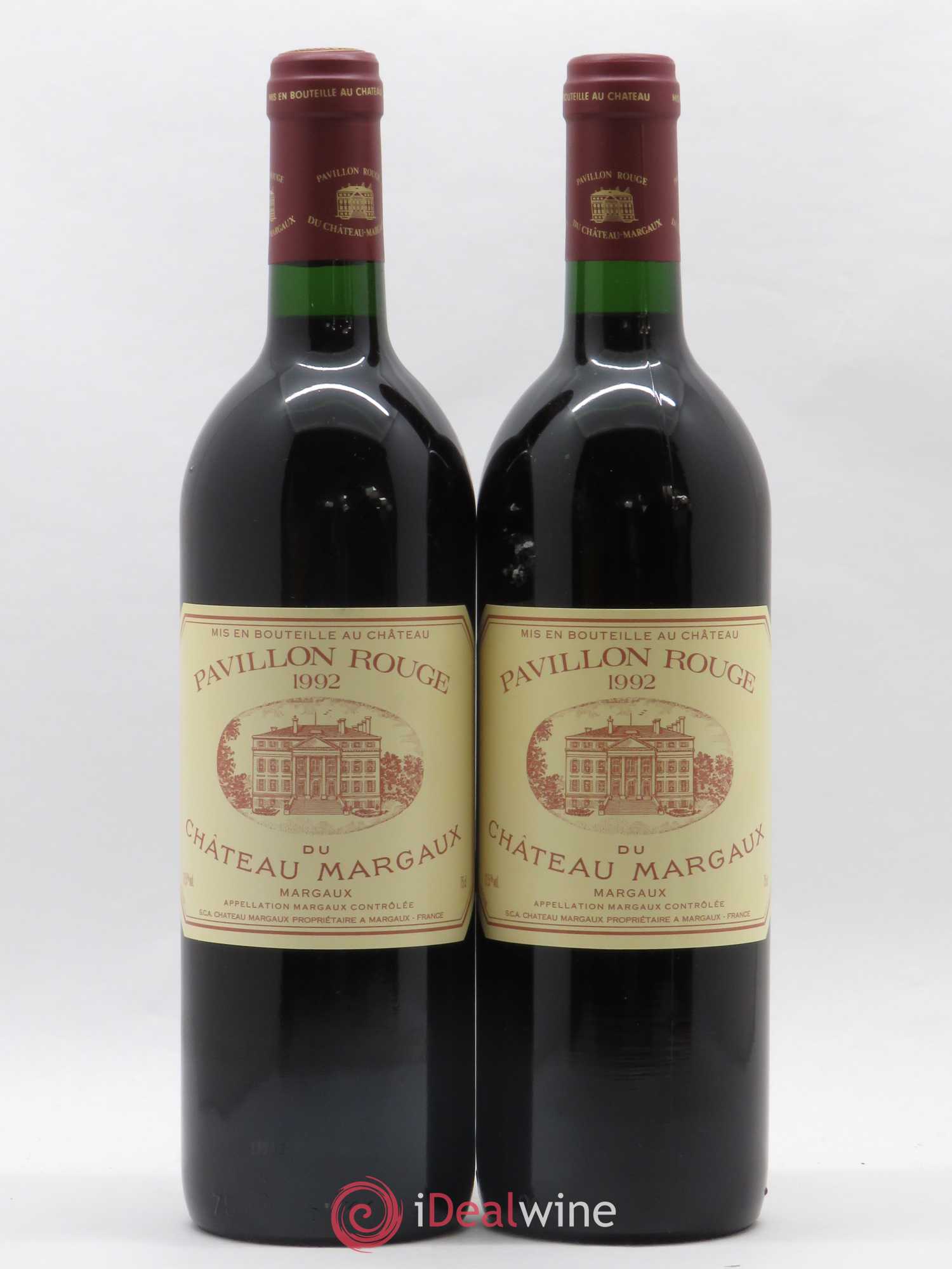 Pavillon Rouge du Château Margaux Second Vin 1992 - Lot de 2 bouteilles - 0