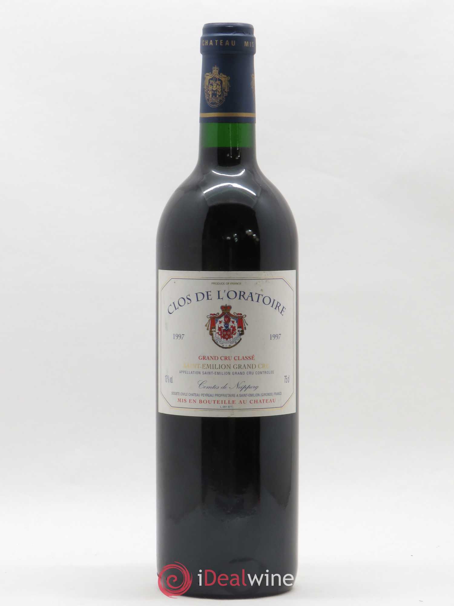 Clos de l'Oratoire Grand Cru Classé 1997 - Lot de 1 bouteille - 0