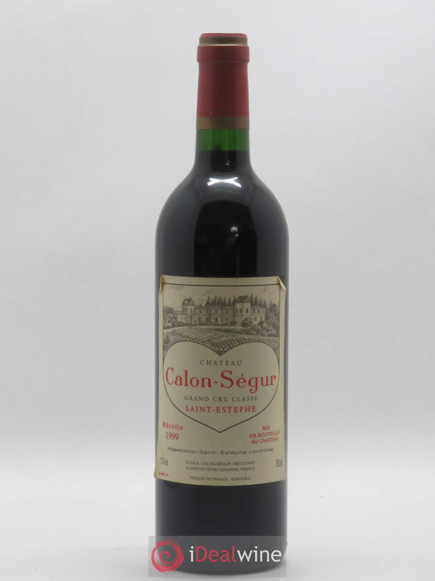 Château Calon Ségur 3ème Grand Cru Classé 1999 - Lot de 1 bouteille - 0