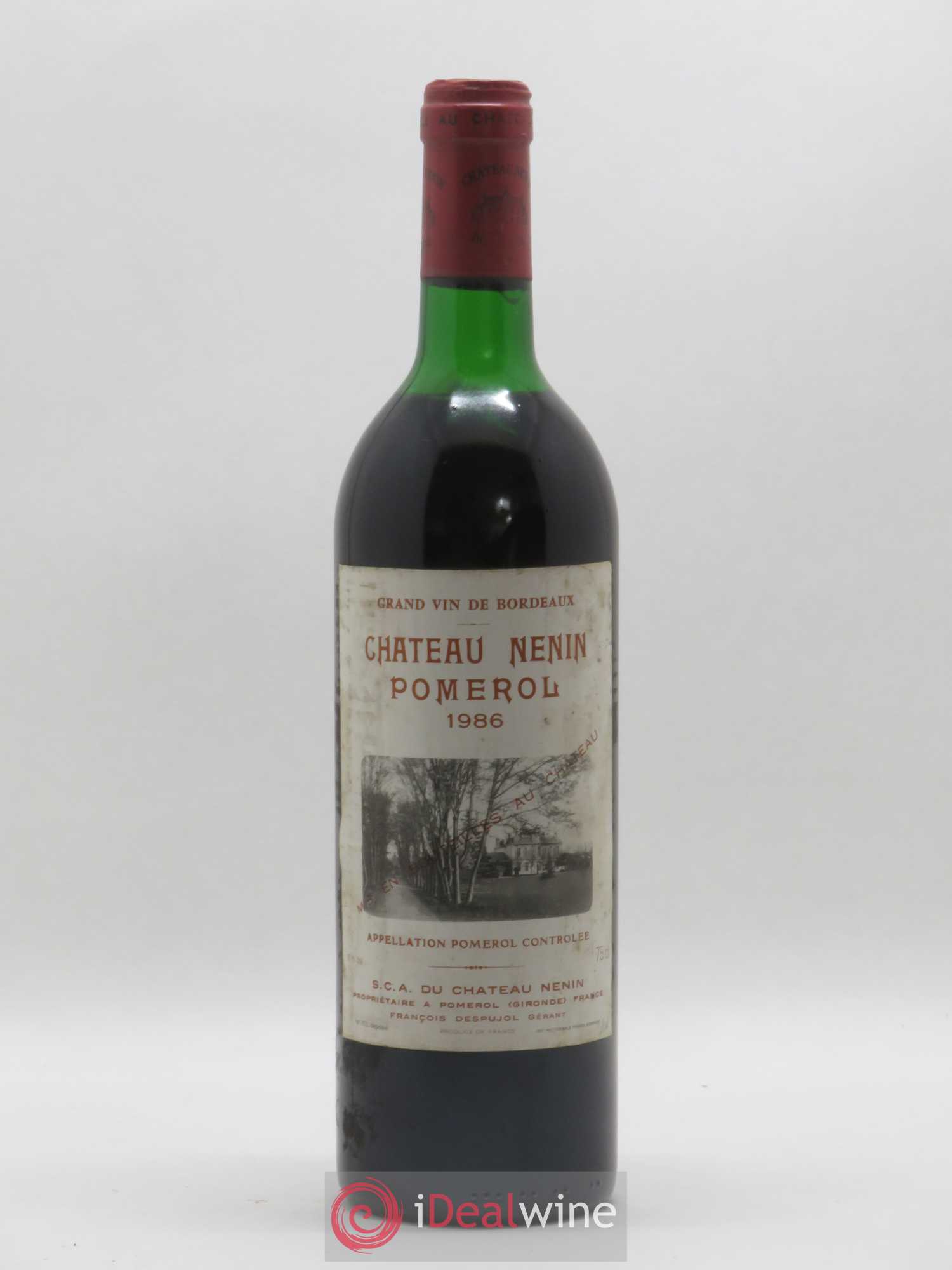 Château Nenin 1986 - Lot de 1 bouteille - 0
