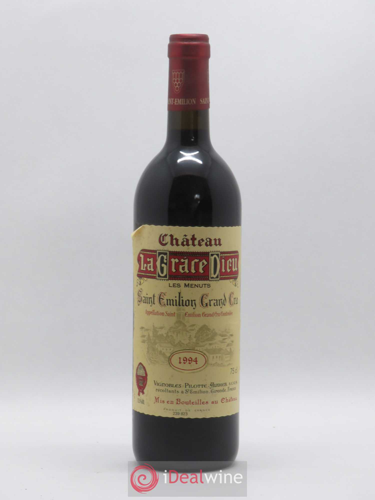 Château la Grâce Dieu les Menuts 1994 - Lot de 1 bouteille - 0