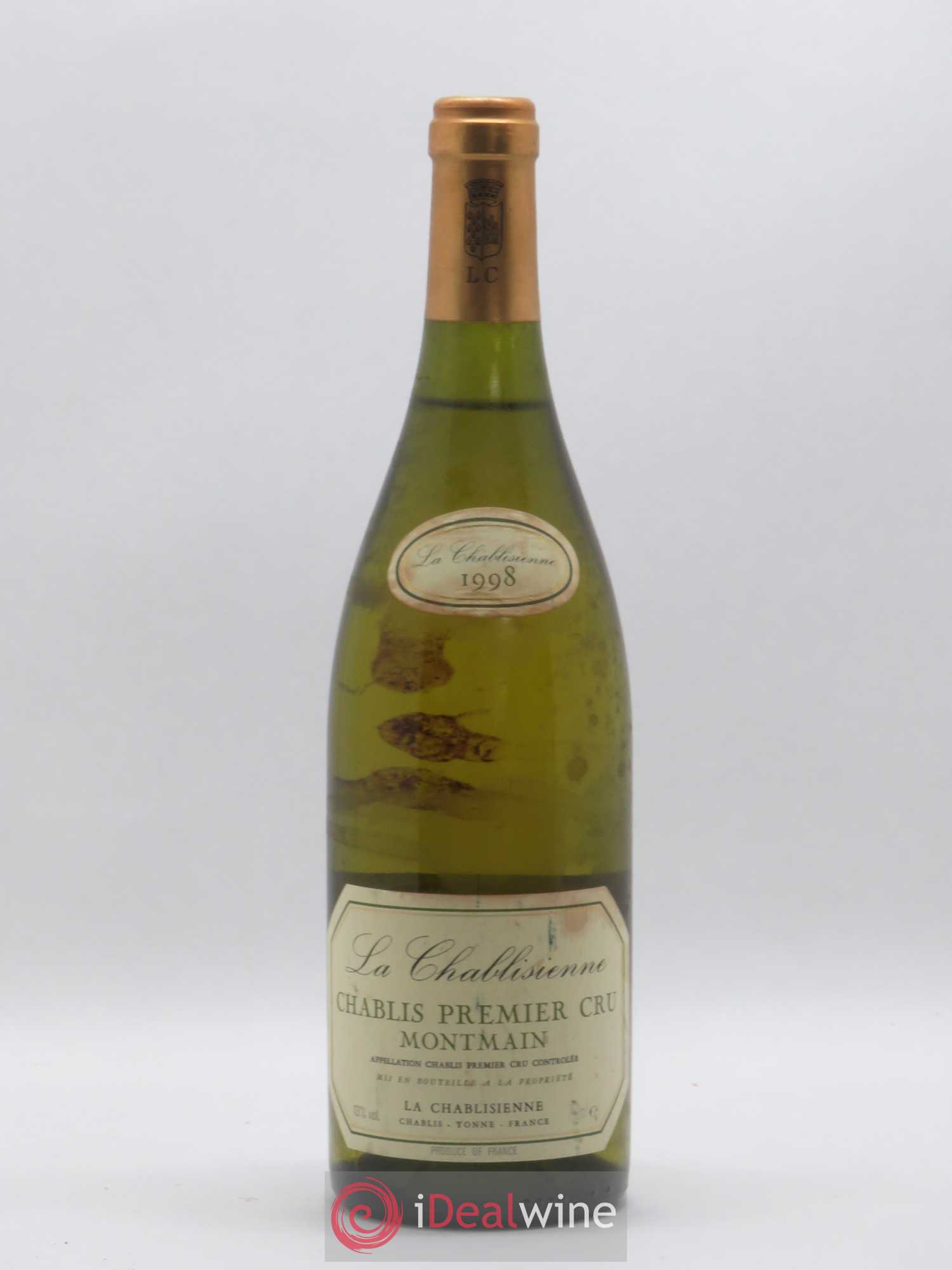 Chablis 1er Cru Montmains La Chablisienne 1998 - Posten von 1 Flasche - 0