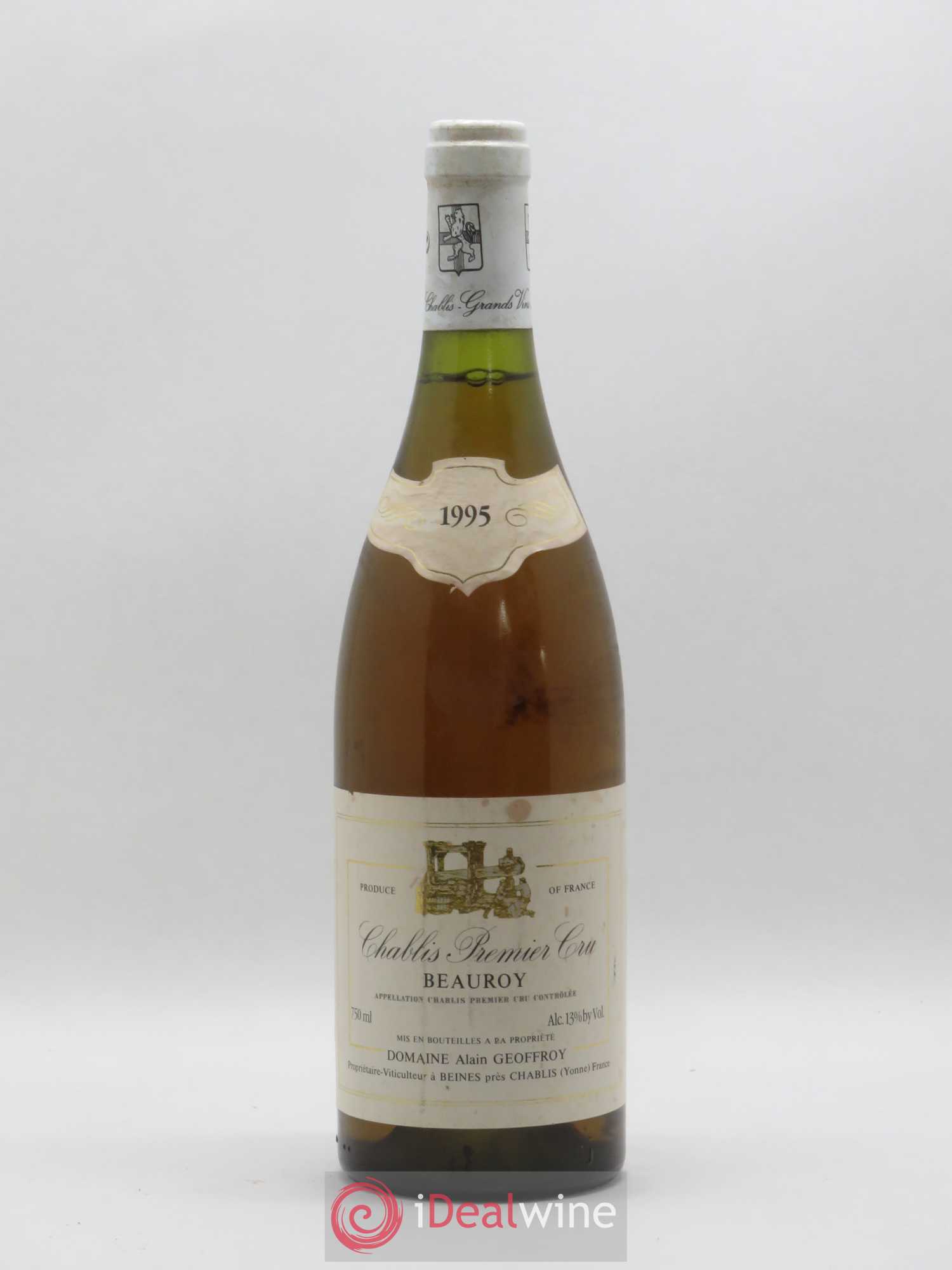 Chablis 1er Cru Beauroy Alain Geofrroy 1995 - Posten von 1 Flasche - 0