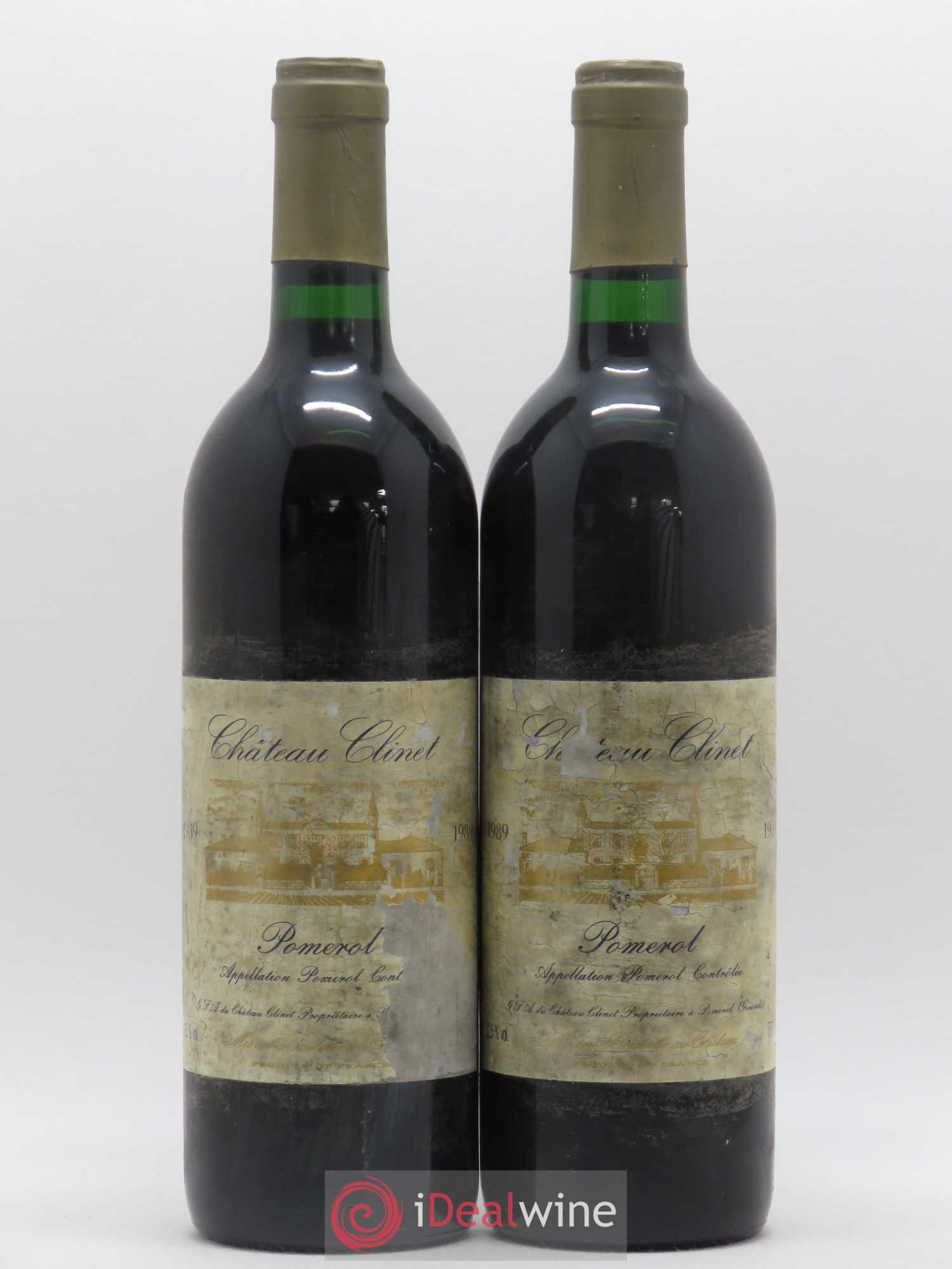 Château Clinet 1989 - Lot de 2 bouteilles - 0