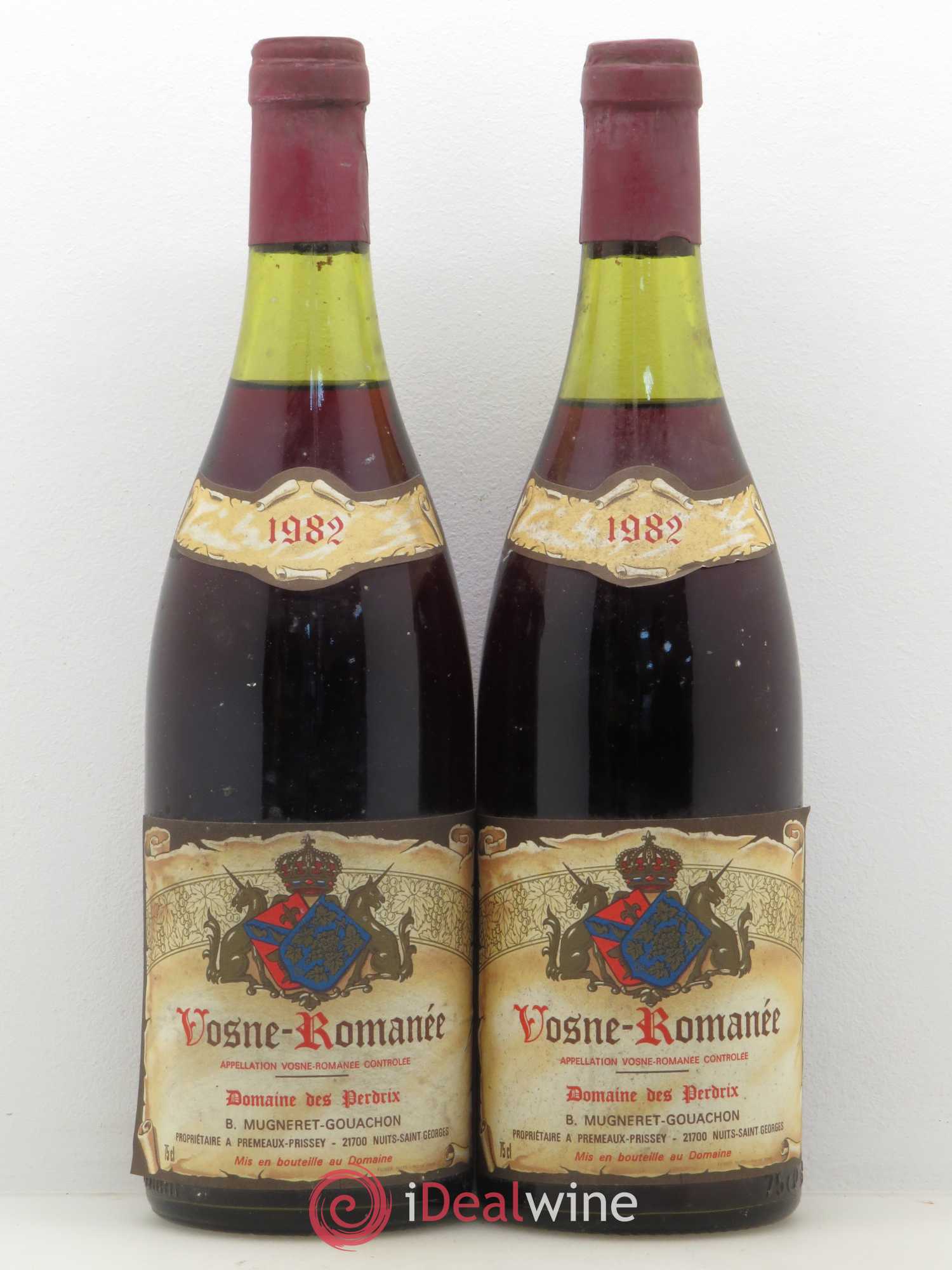Vosne-Romanée Domaine Des Perdrix 1982 - Posten von 2 Flaschen - 0