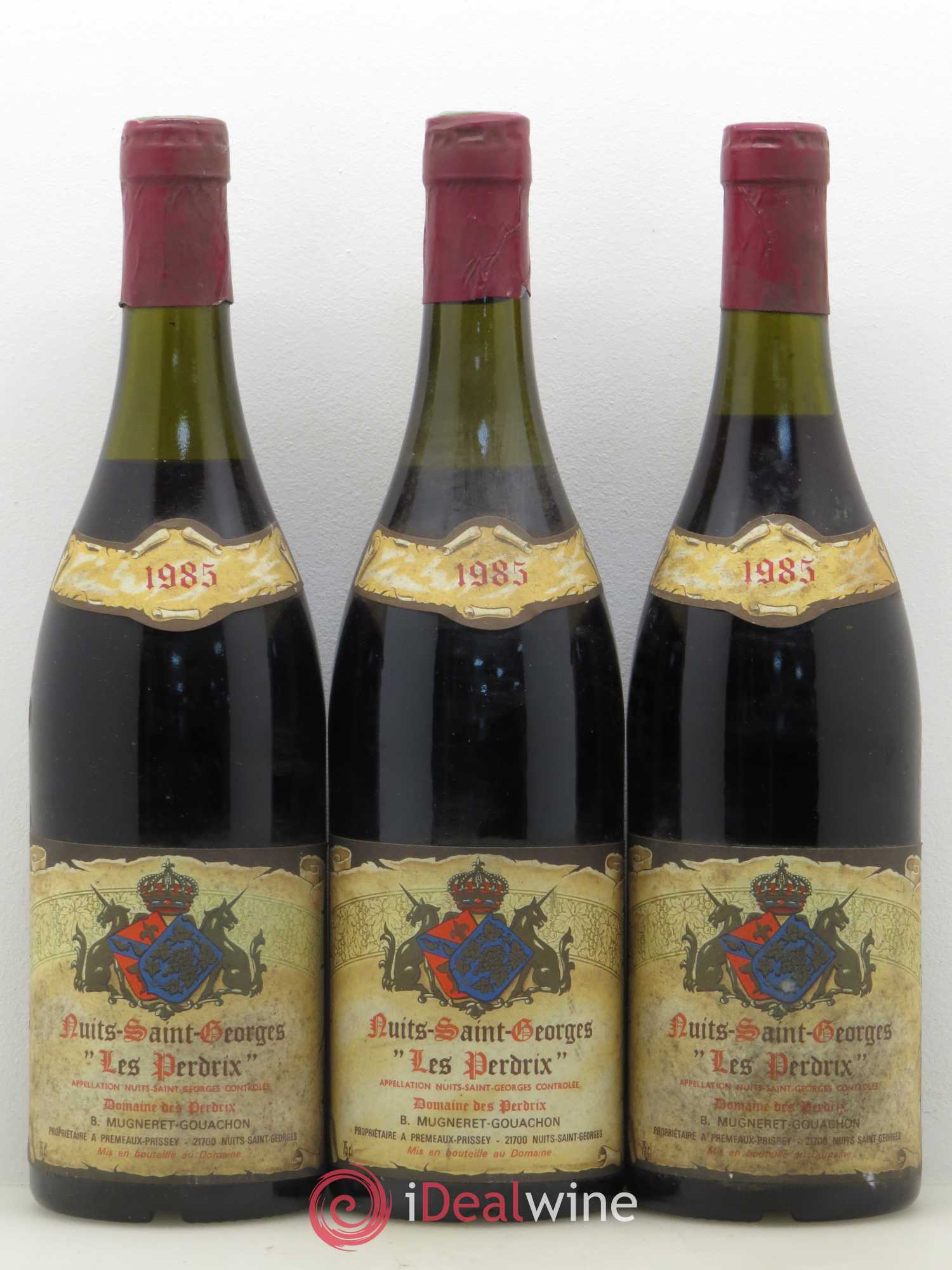 Nuits-Saint-Georges 1er Cru Aux Perdrix Perdrix (Domaine des) 1985 - Lot de 3 bouteilles - 0