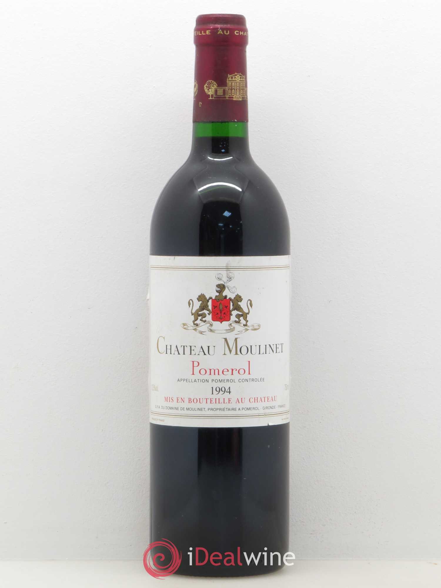 Château Moulinet 1994 - Lot de 1 bouteille - 0