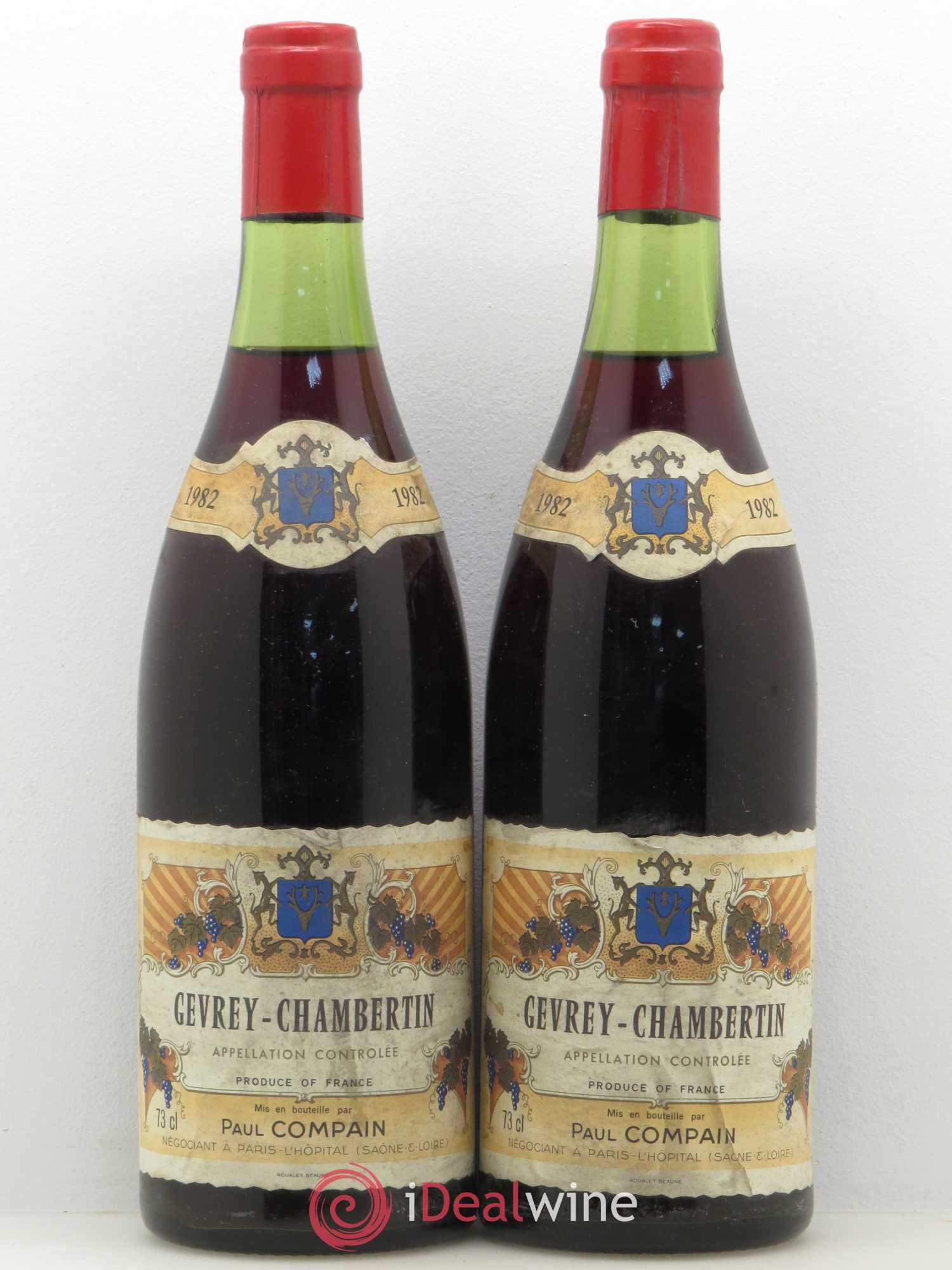 Gevrey-Chambertin Paul Compain 1982 - Posten von 2 Flaschen - 0