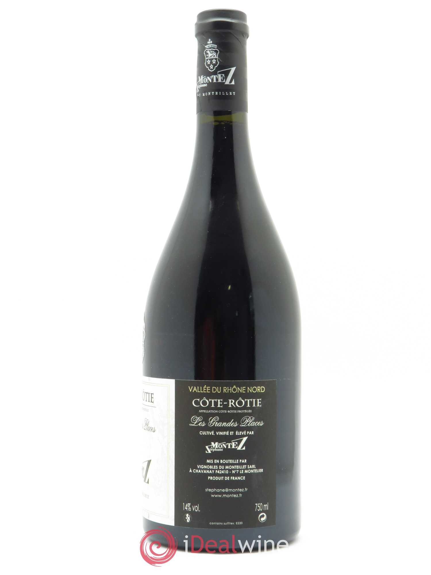 Côte-Rôtie Les Grandes Places Monteillet (Domaine du) - Stéphane Montez 2016 - Lot de 1 bouteille - 1