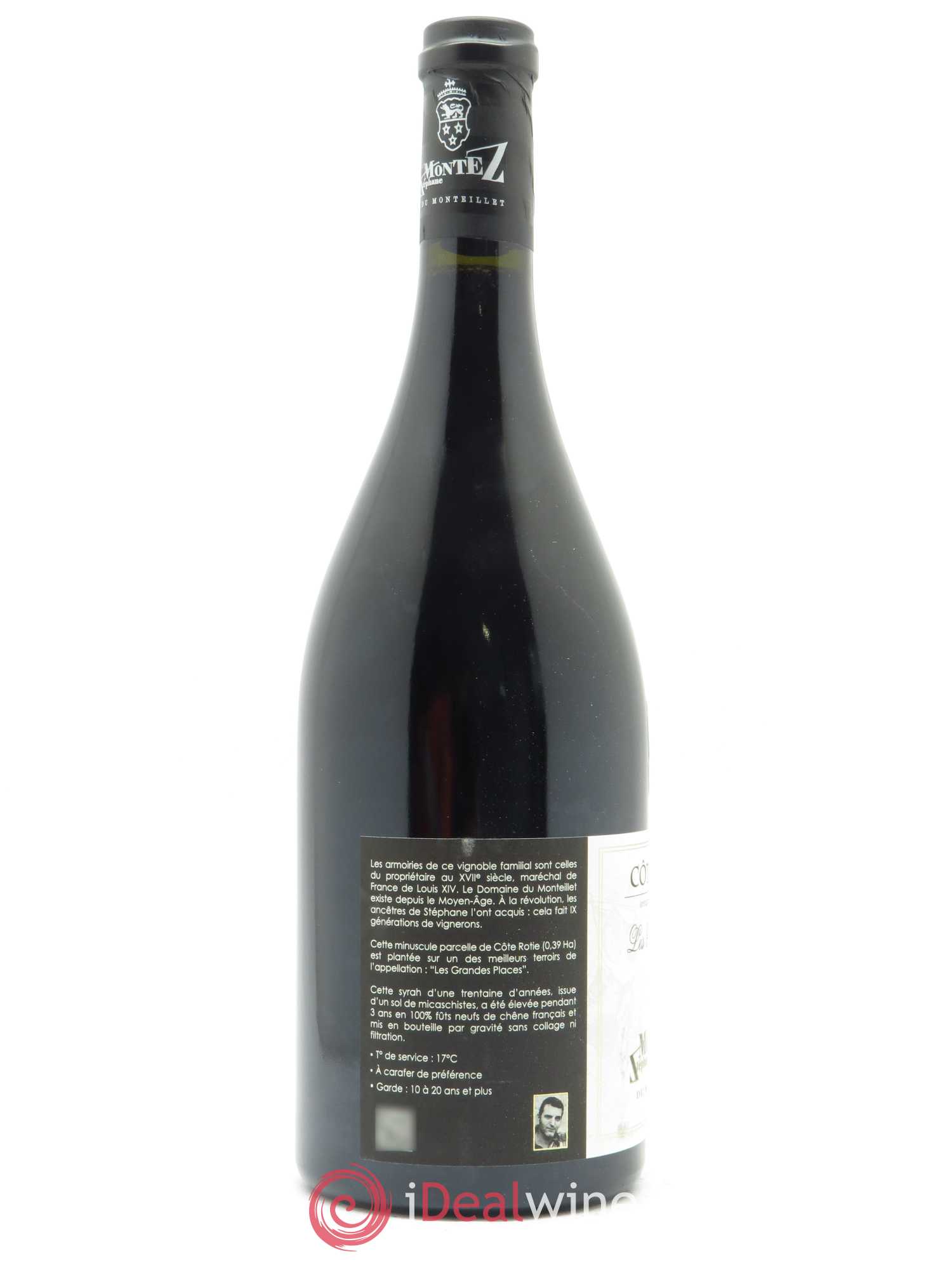 Côte-Rôtie Les Grandes Places Monteillet (Domaine du) - Stéphane Montez 2016 - Lot de 1 bouteille - 2