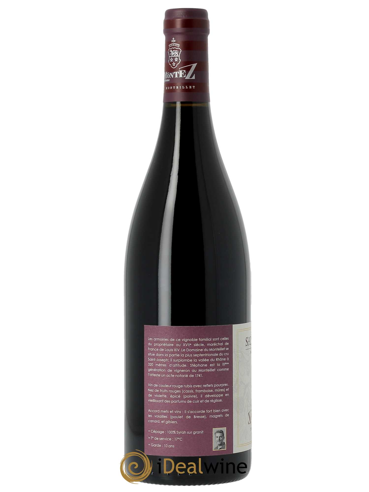 Saint-Joseph Monteillet (Domaine du) - Stéphane Montez 2021 - Posten von 1 Flasche - 1