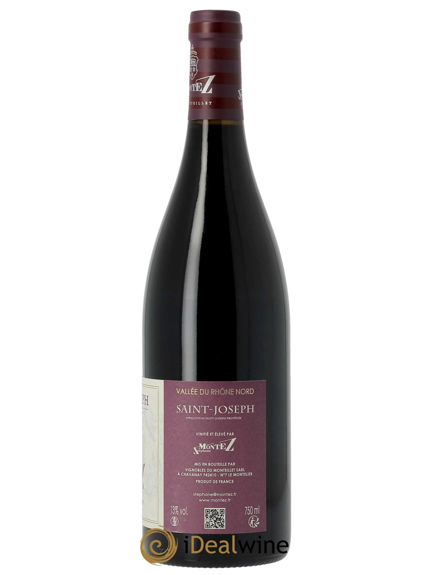 Saint-Joseph Monteillet (Domaine du) - Stéphane Montez 2021 - Posten von 1 Flasche - 2