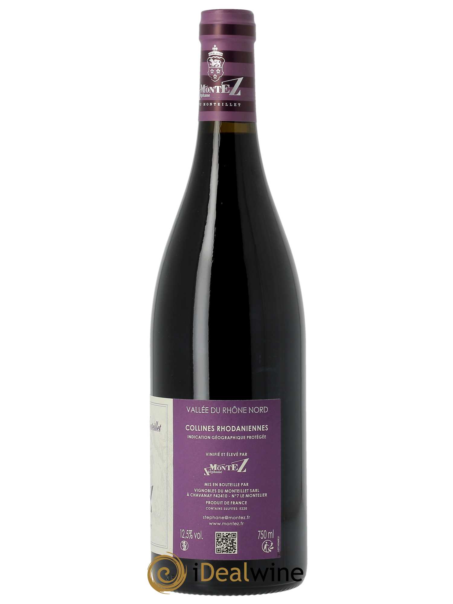 IGP Collines Rhodaniennes Les Hauts du Monteillet Monteillet (Domaine du) - Stéphane Montez 2021 - Lot of 1 bottle - 2