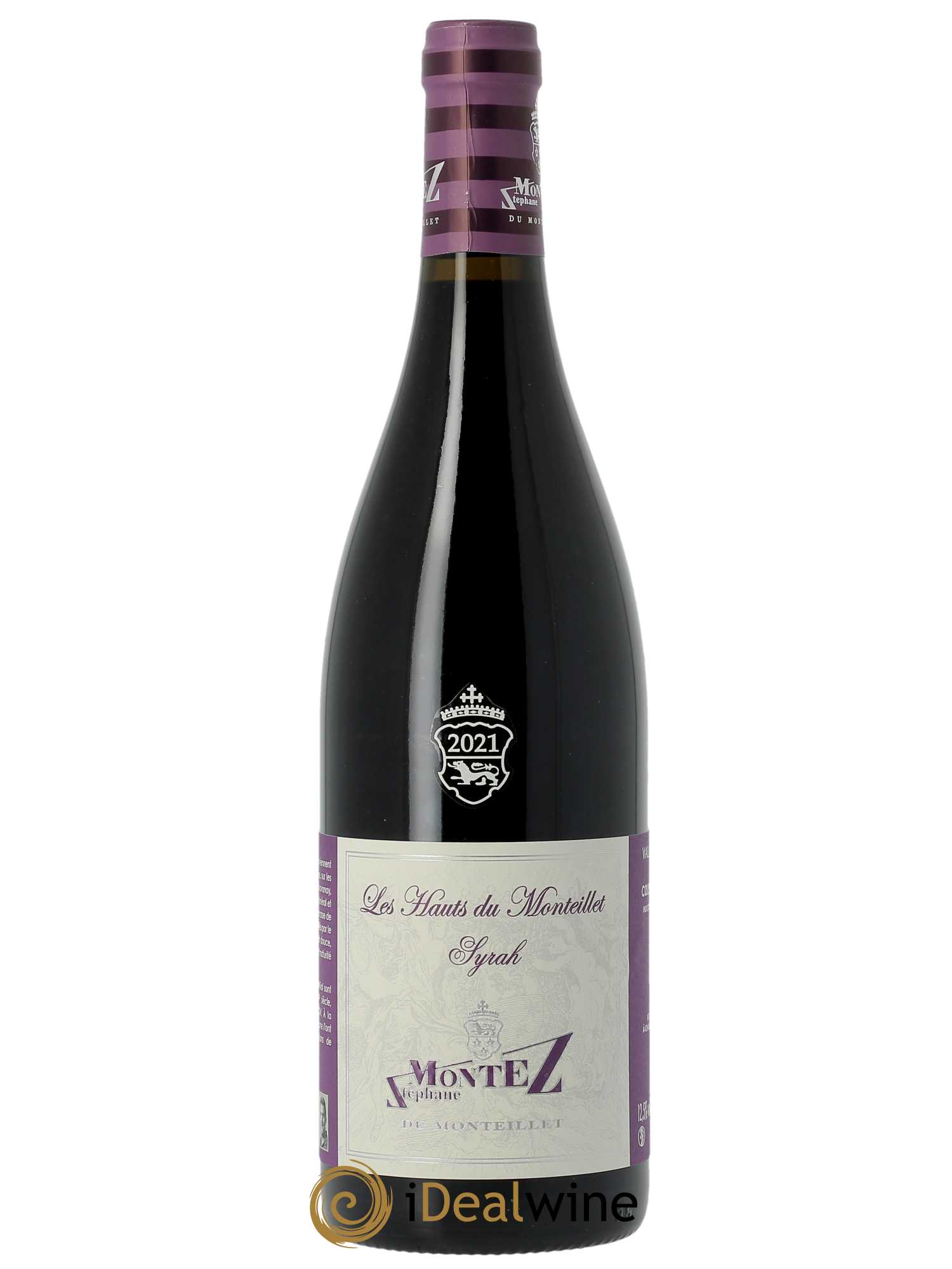 IGP Collines Rhodaniennes Les Hauts du Monteillet Monteillet (Domaine du) - Stéphane Montez 2021 - Lot of 1 bottle - 0