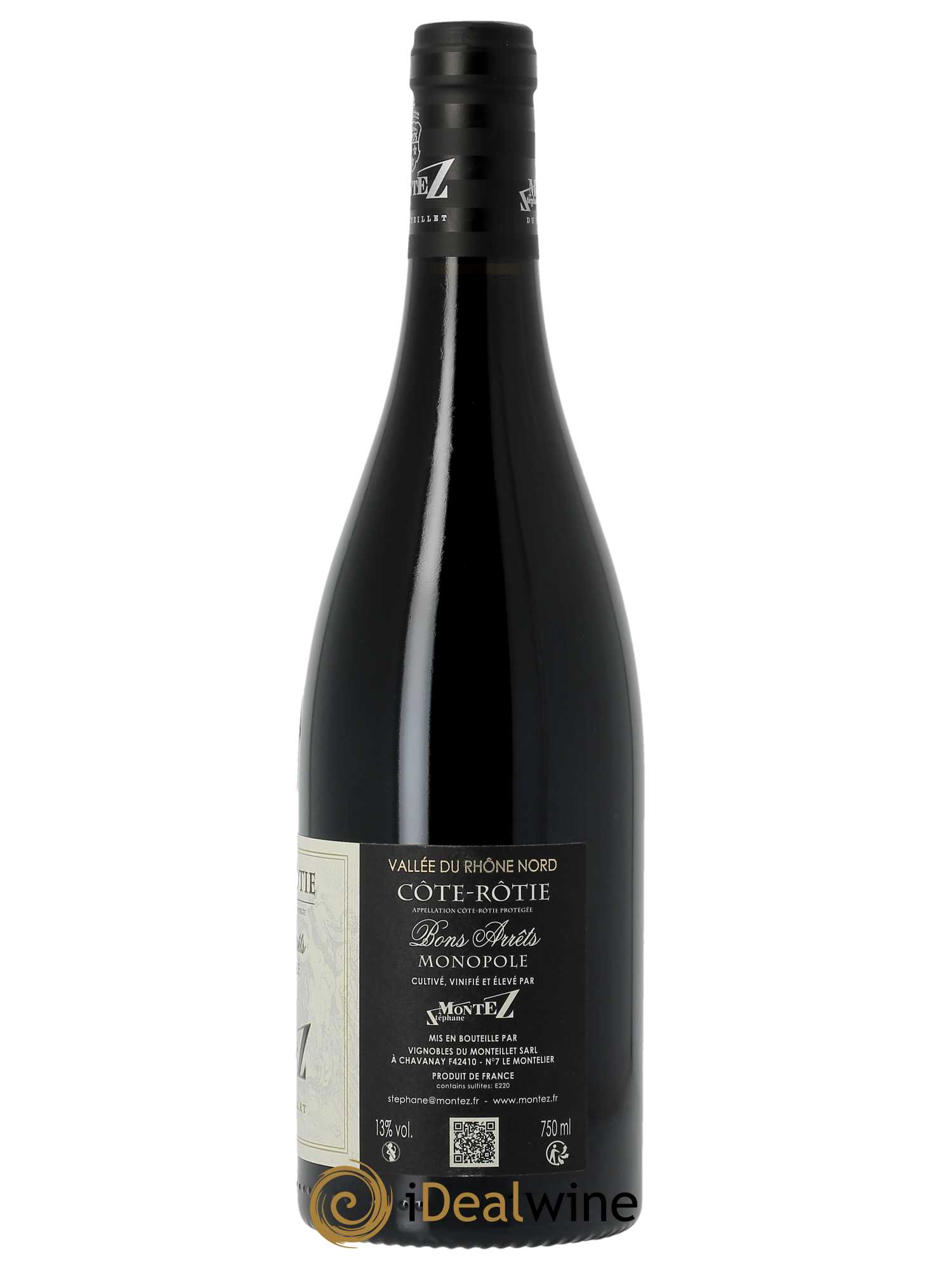Côte-Rôtie Bons Arrêts Monteillet (Domaine du) - Stéphane Montez 2021 - Lot of 1 bottle - 1