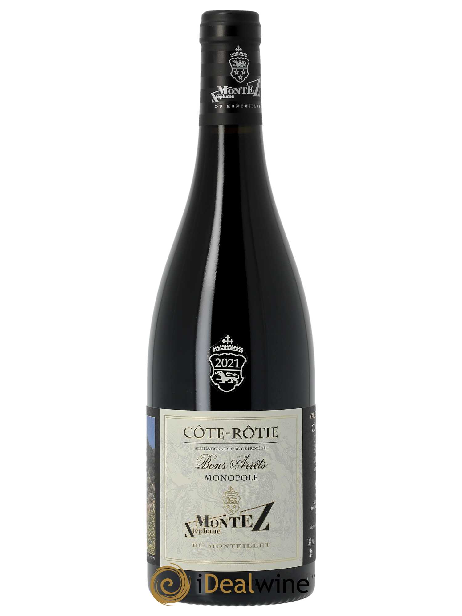 Côte-Rôtie Bons Arrêts Monteillet (Domaine du) - Stéphane Montez 2021 - Lot of 1 bottle - 0