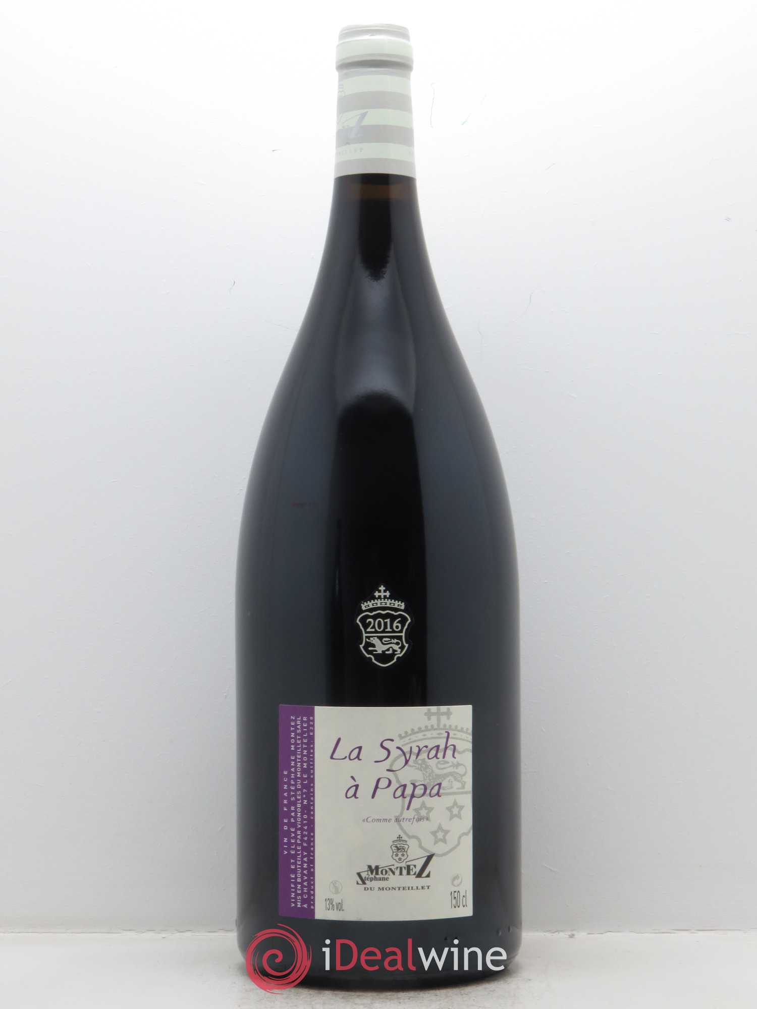 Vin de France La Syrah à Papa Monteillet (Domaine du) - Stéphane Montez 2016 - Lot de 1 magnum - 0