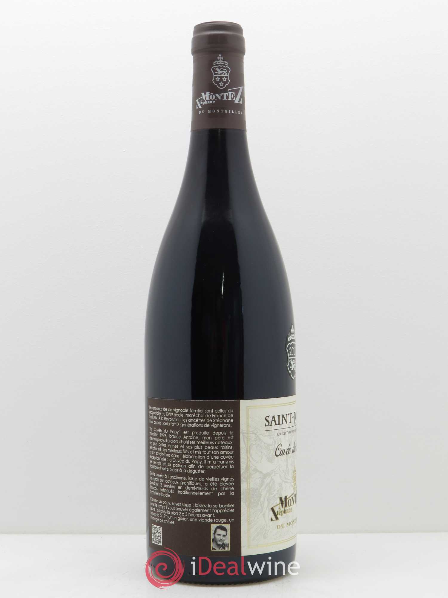 Saint-Joseph Cuvée du Papy Monteillet (Domaine du) - Stéphane Montez 2017 - Lot de 1 bouteille - 2