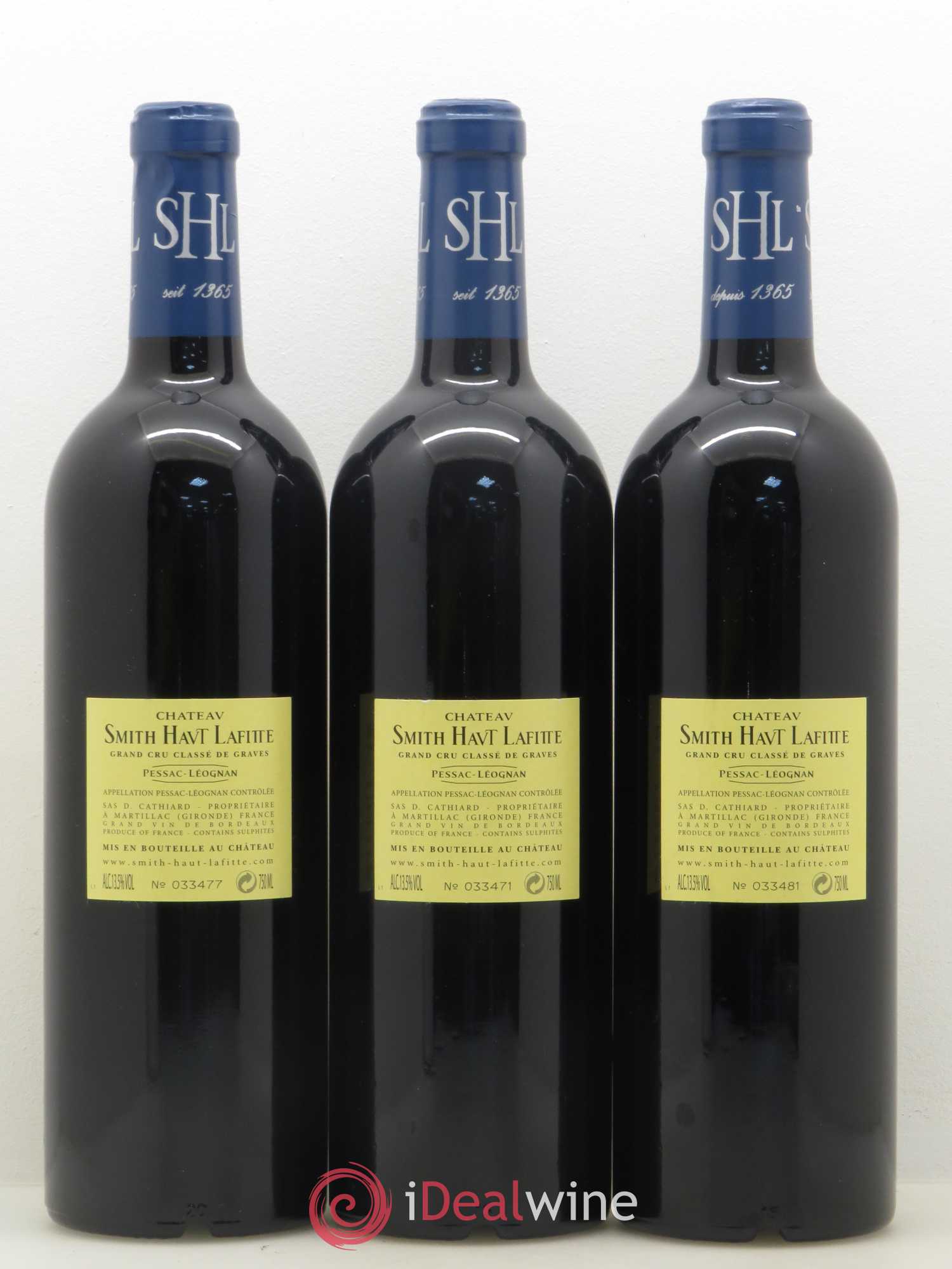 Château Smith Haut Lafitte Cru Classé de Graves 2005 - Lot de 3 bouteilles - 1